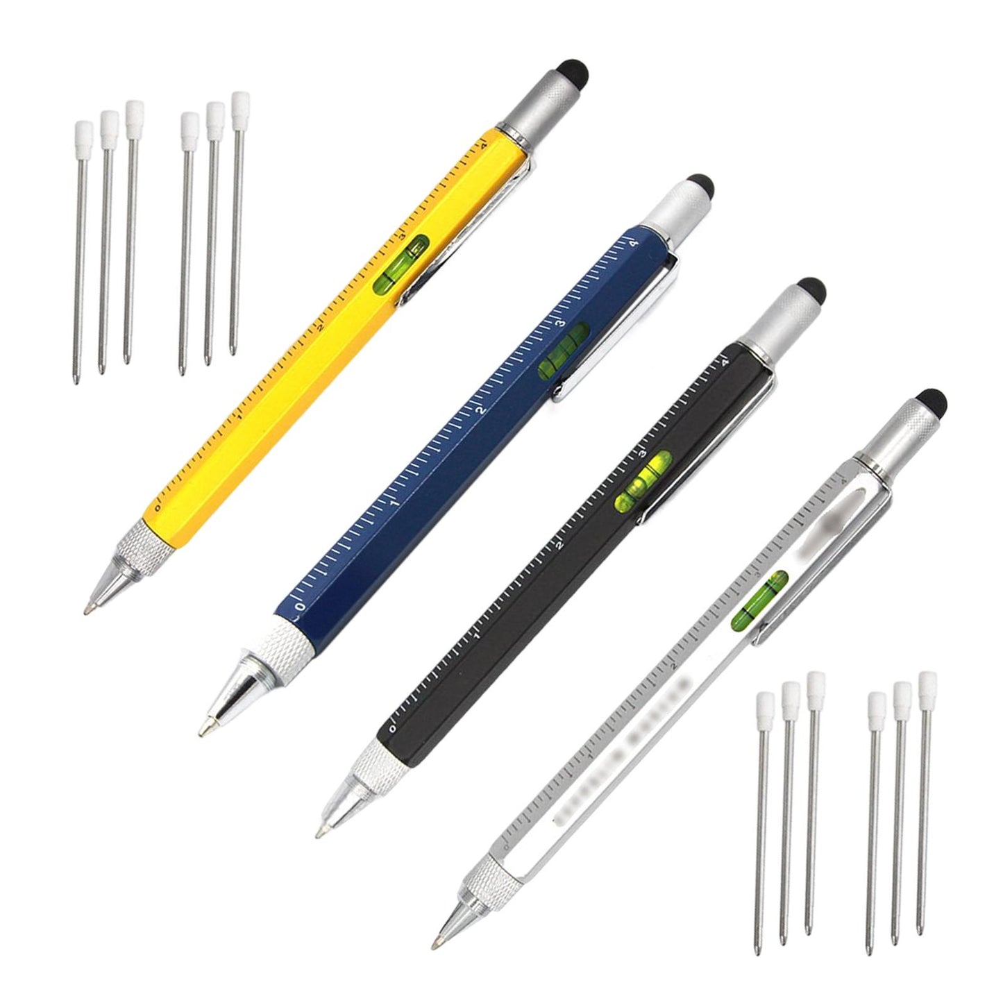 Multitool Pen Screwdriver Touch Screen Stylus Multifunctional Pen Yellow