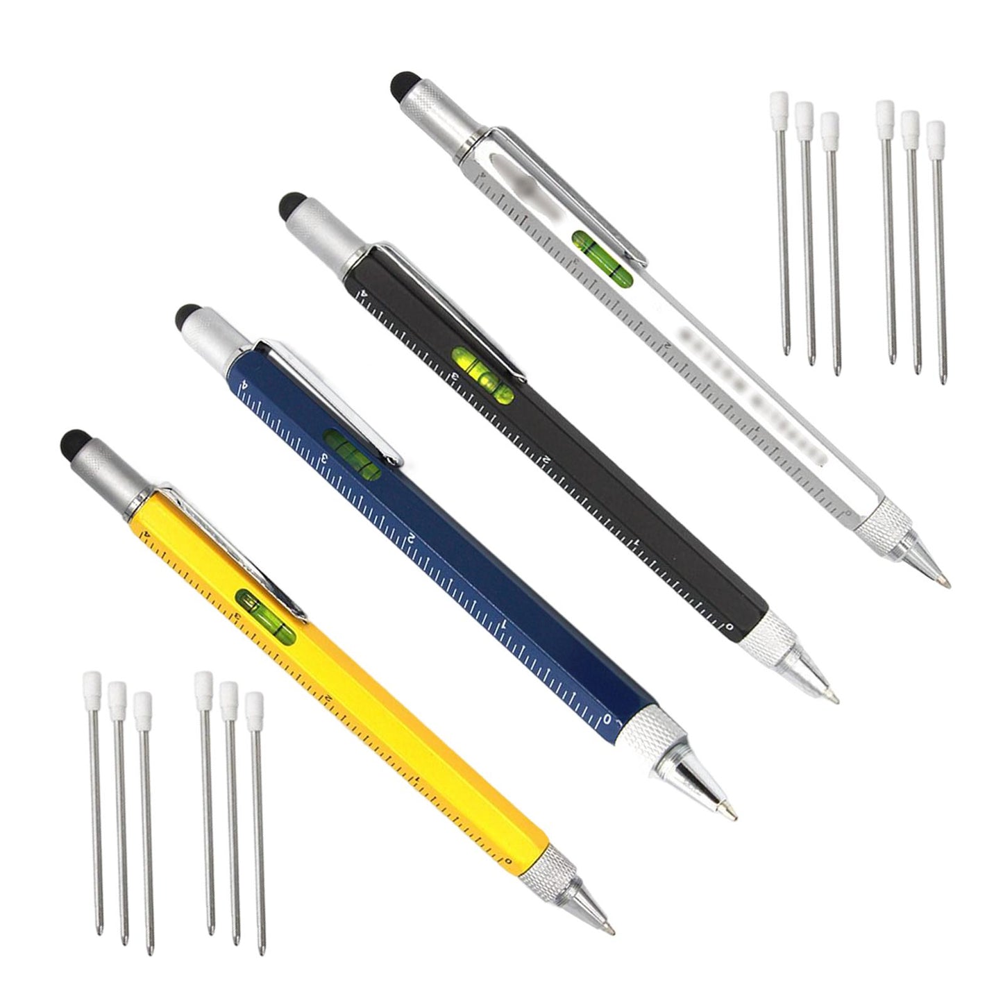 Multitool Pen Screwdriver Touch Screen Stylus Multifunctional Pen Yellow