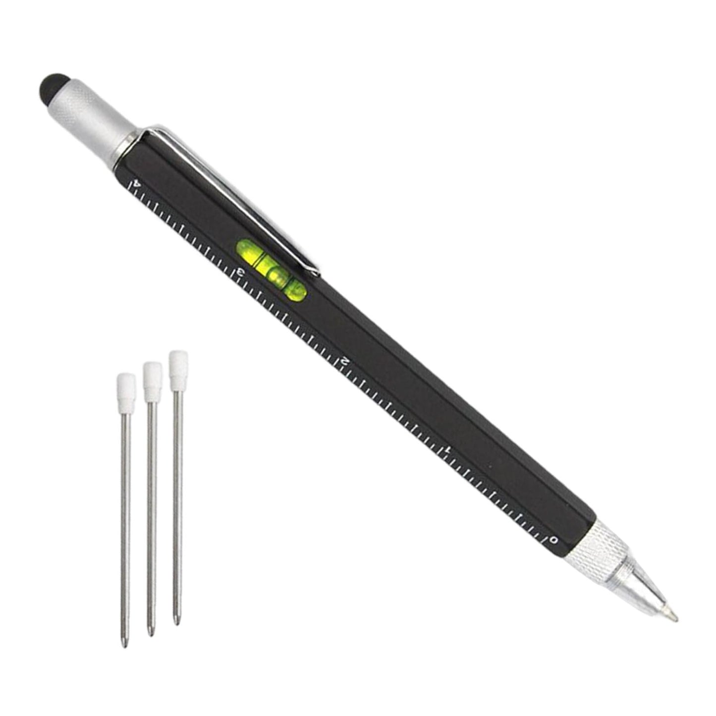 Multitool Pen Screwdriver Touch Screen Stylus Multifunctional Pen Black