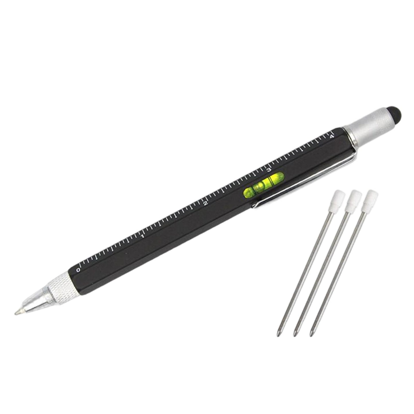 Multitool Pen Screwdriver Touch Screen Stylus Multifunctional Pen Black