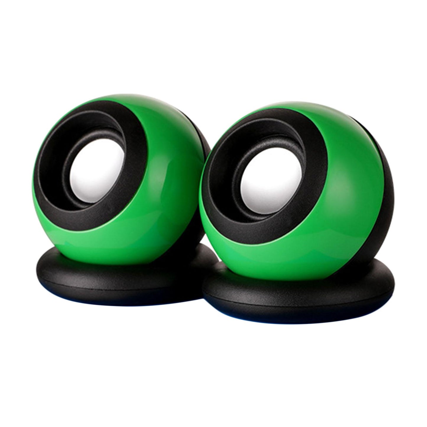 Mini USB Computer Speaker, Stereo Music Deep Bass Laptops Notebook Green