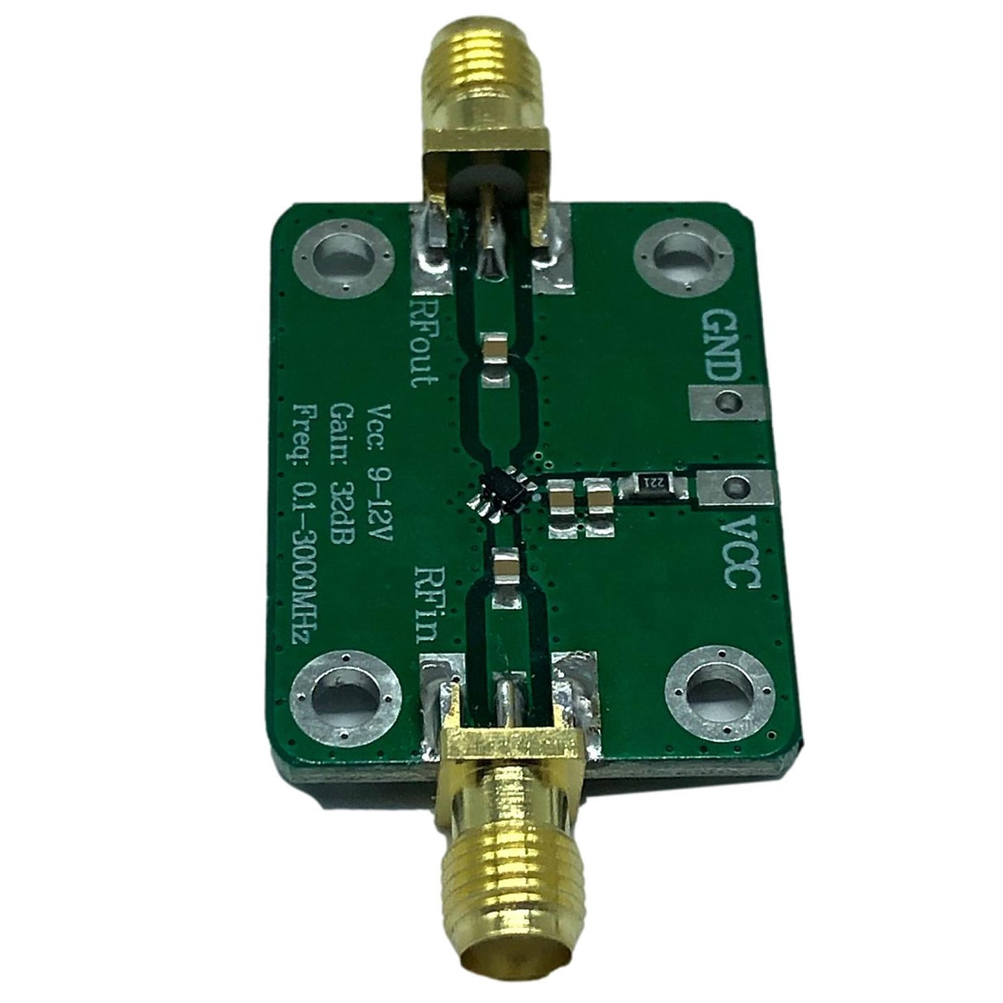 Broadband RF Amplifier 0.1-3000MHz 0.5W 32DB High Frequency Amplifier Radio