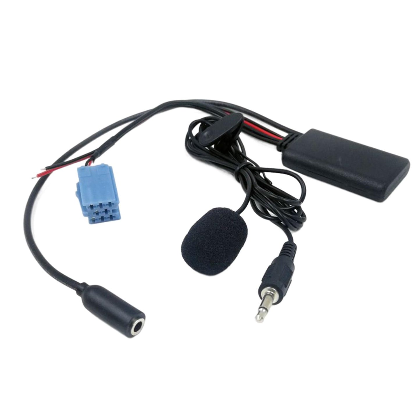 Bluetooth 5.0 AUX in Cable with Mic 8Pin ISO Auxiliary for Blaupunkt Radio