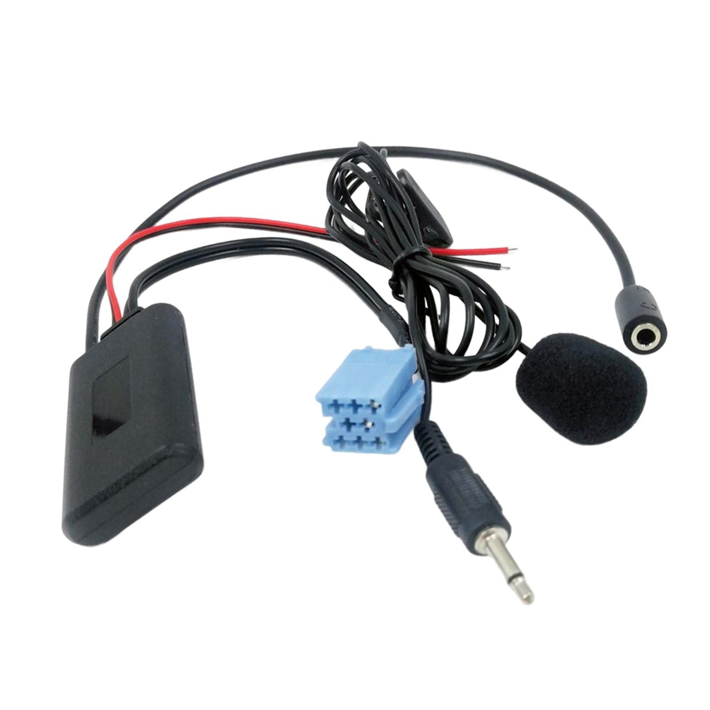 Bluetooth 5.0 AUX in Cable with Mic 8Pin ISO Auxiliary for Blaupunkt Radio