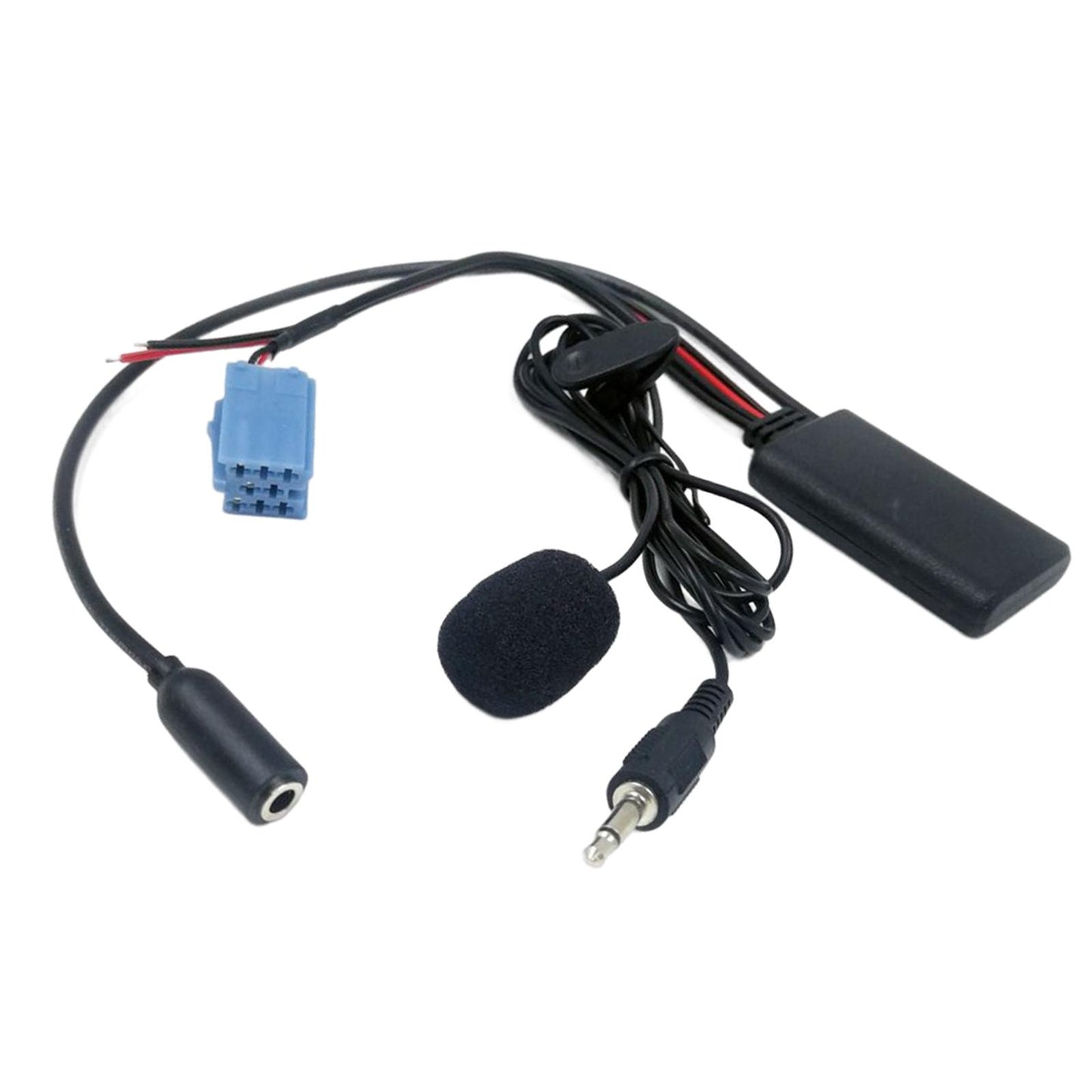 Bluetooth 5.0 AUX in Cable with Mic 8Pin ISO Auxiliary for Blaupunkt Radio