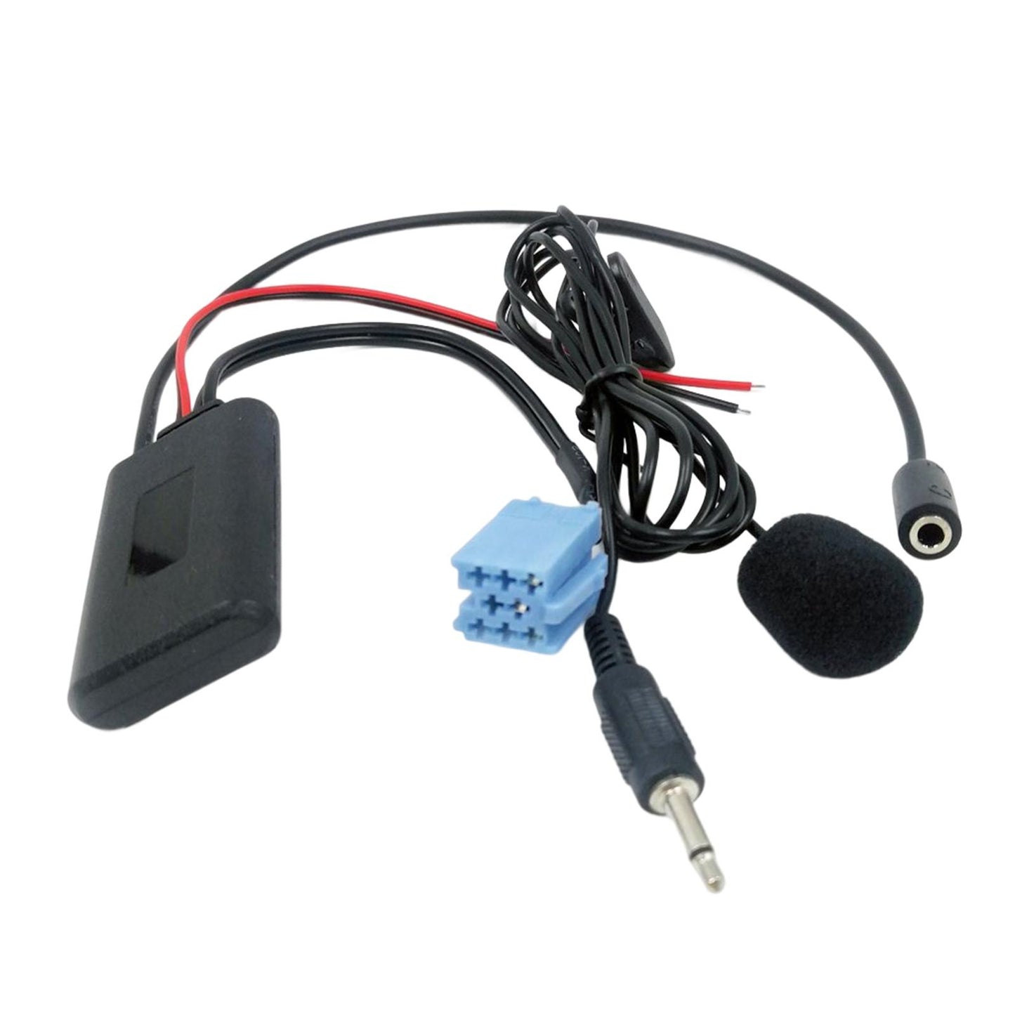 Bluetooth 5.0 AUX in Cable with Mic 8Pin ISO Auxiliary for Blaupunkt Radio