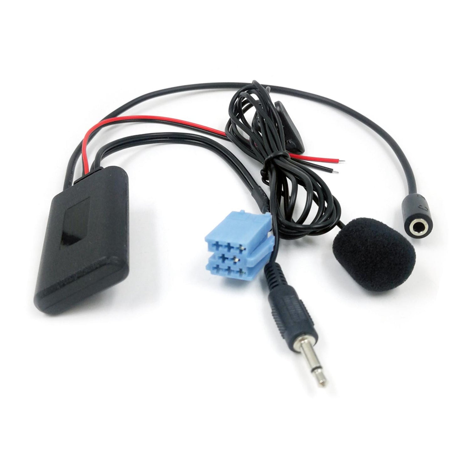 Bluetooth 5.0 AUX in Cable with Mic 8Pin ISO Auxiliary for Blaupunkt Radio