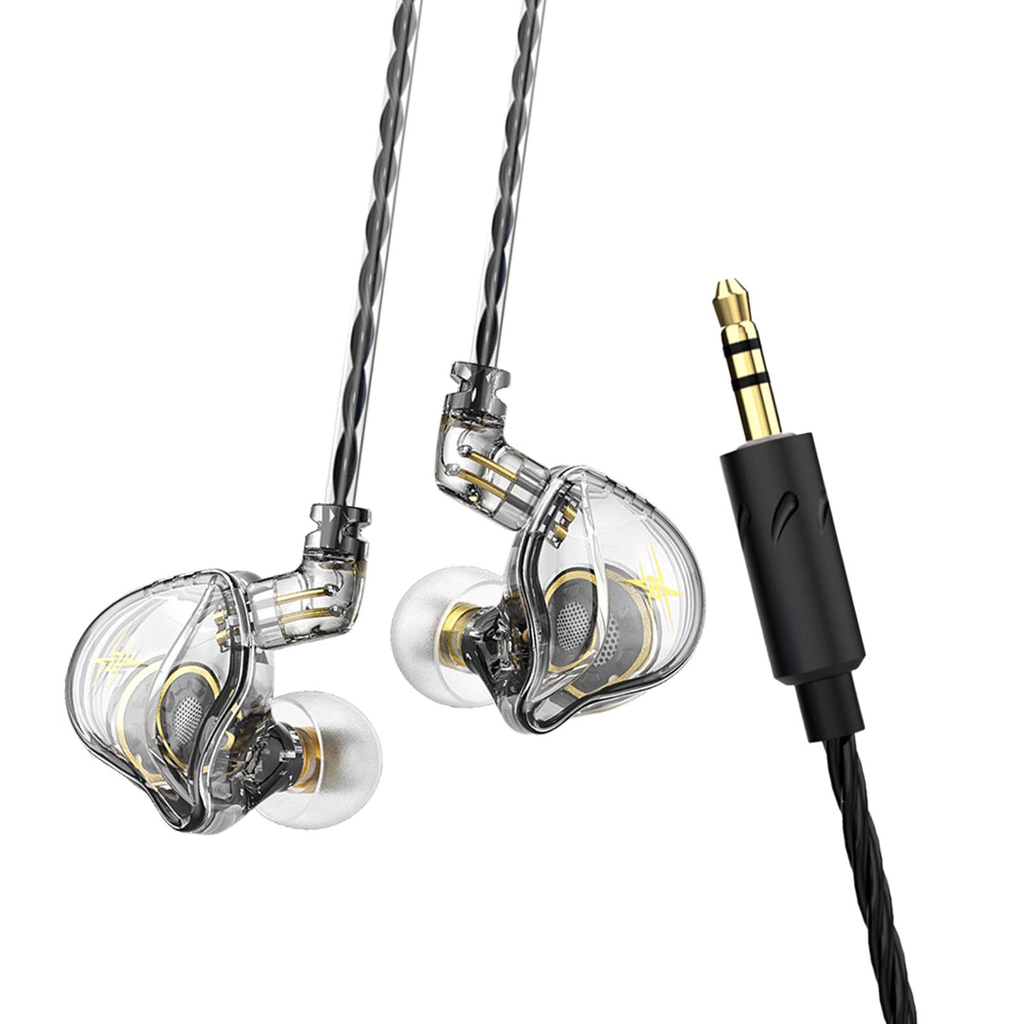 Wired Earbuds Earphone Noise Cancelling for Sport Phone Without Mic Clear