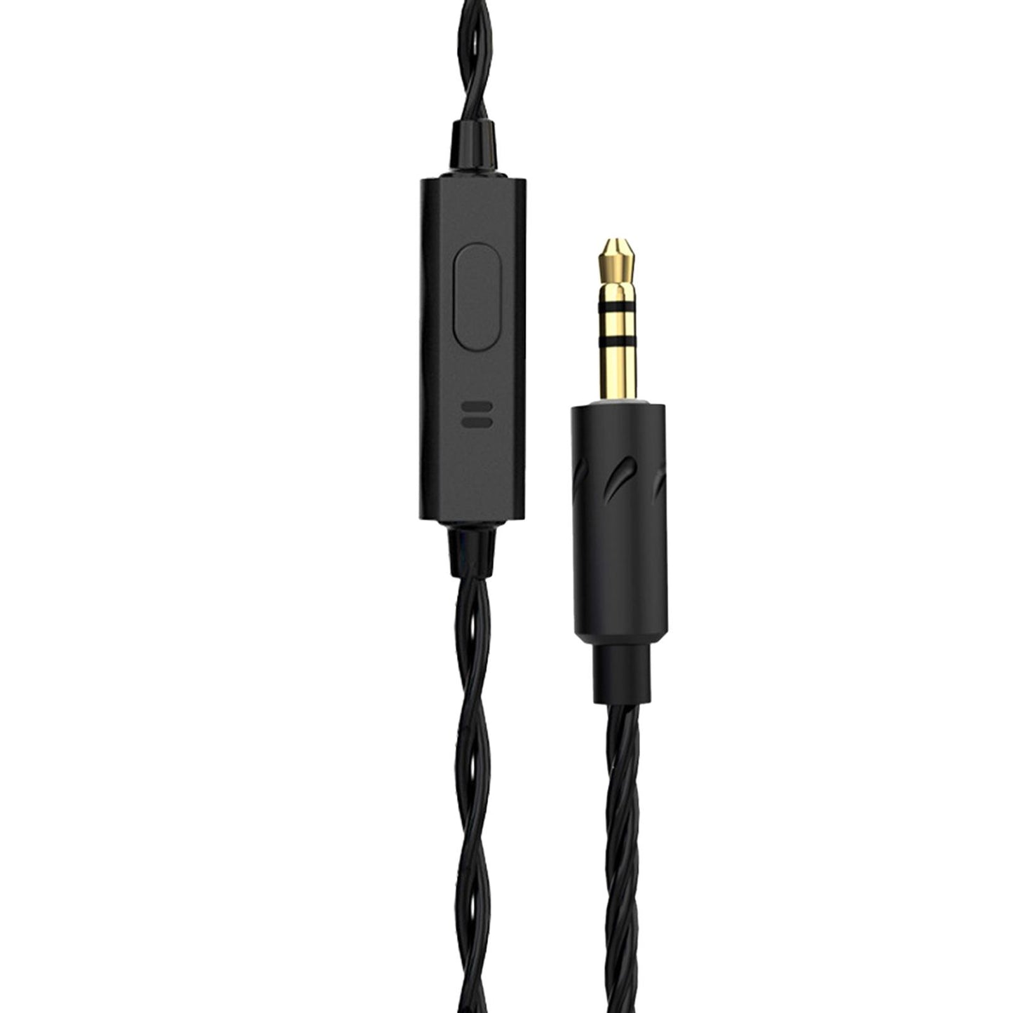 Wired Earbuds Earphone Noise Cancelling for Sport Phone Online Mic Grey