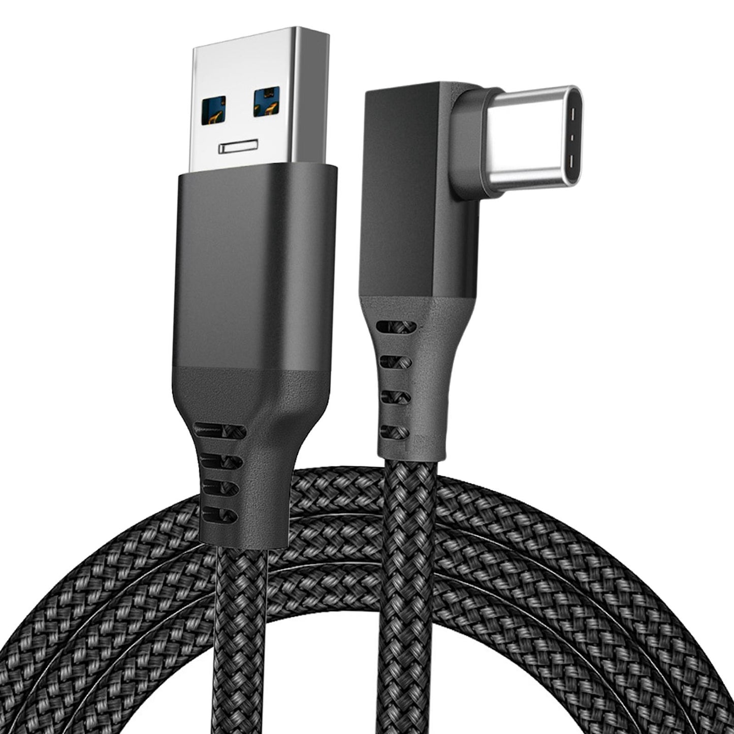 Link Cable Fast Charge 90 Degree for Quest 2 VR Headset Black 5m 16ft