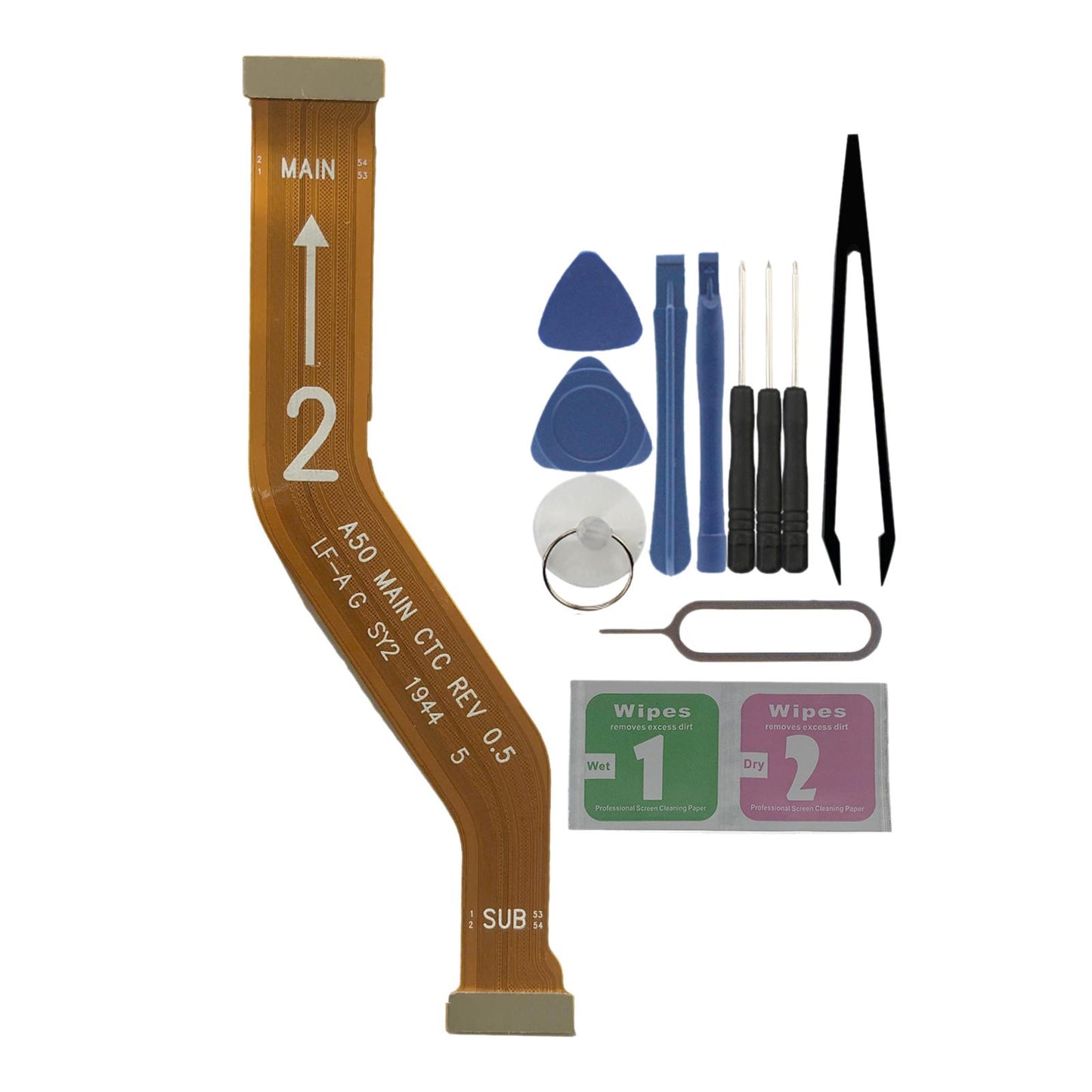 Mainboard LCD Flex Cable Connector Repair Part for Samsung Galaxy A50 2019