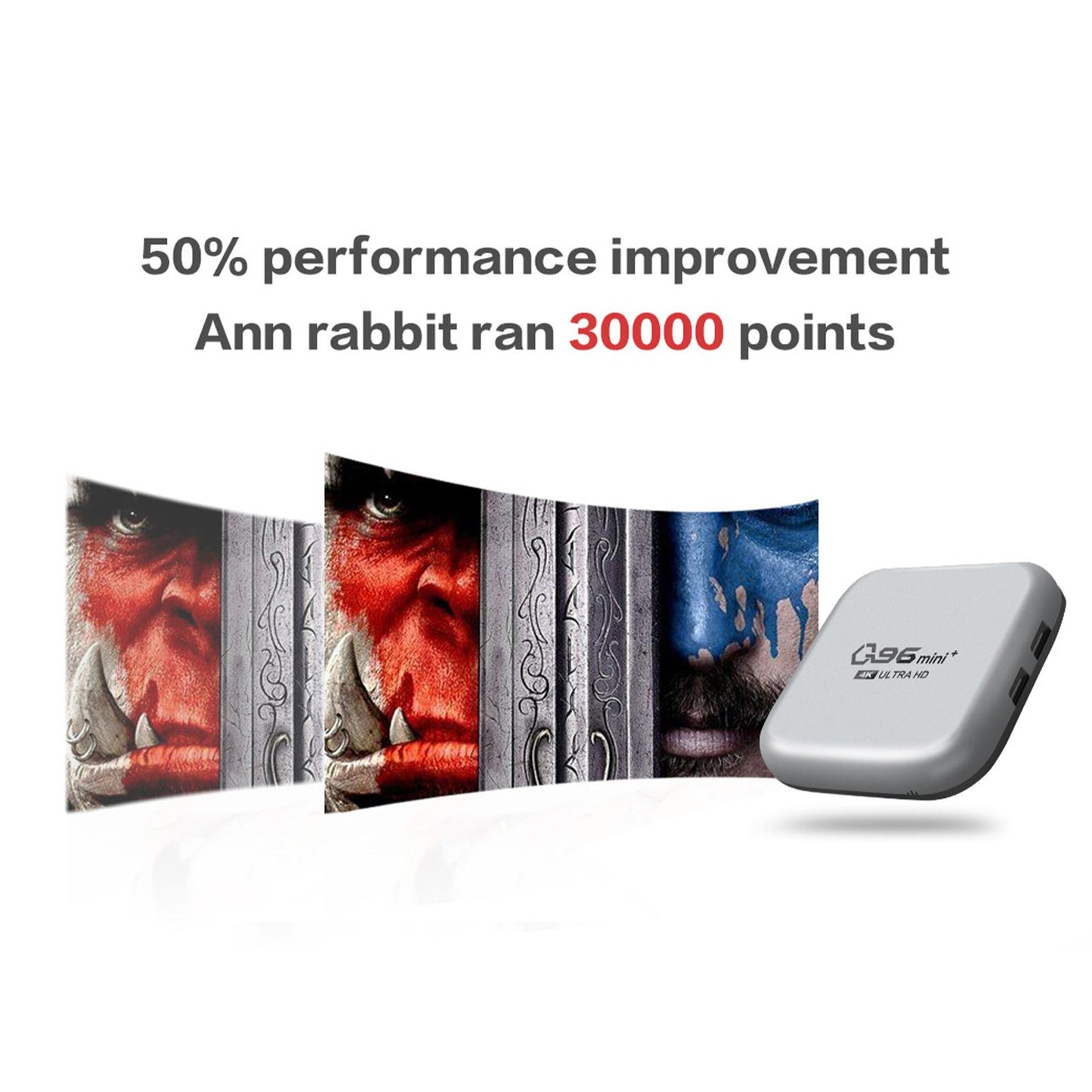 Smart TV Case HD 2.4G Wifi Home TV for Android Set Top Box 8GB+128GB