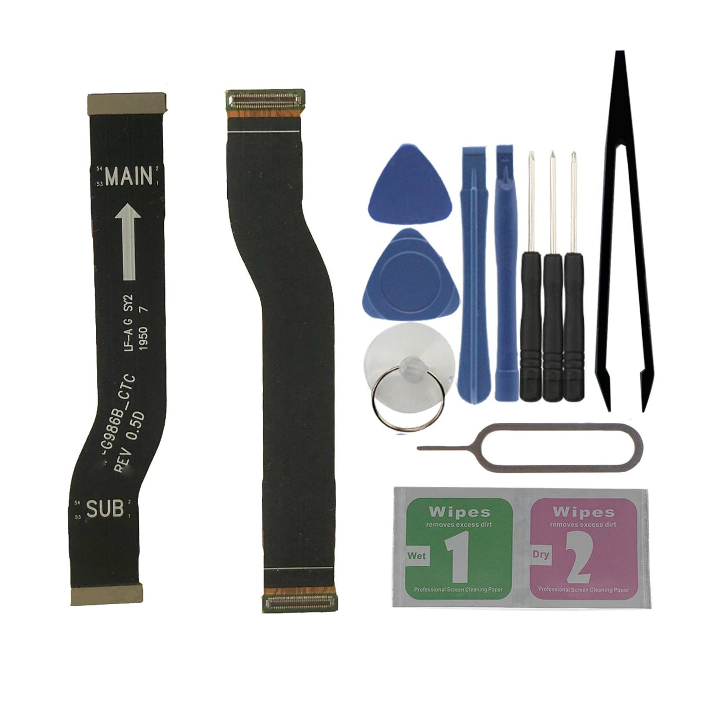 LCD LVD Motherboard Connector Flex Cable Kit for S20 Plus G986U G986B Phones