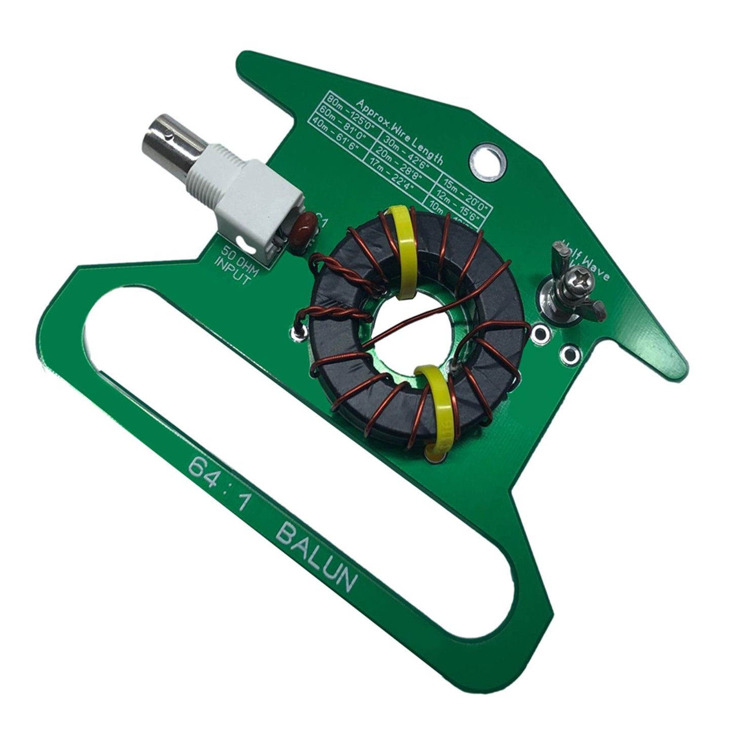 Portable 64:1 Balun 100W End Fed Half Wave Accessories Electronics DIY Kit