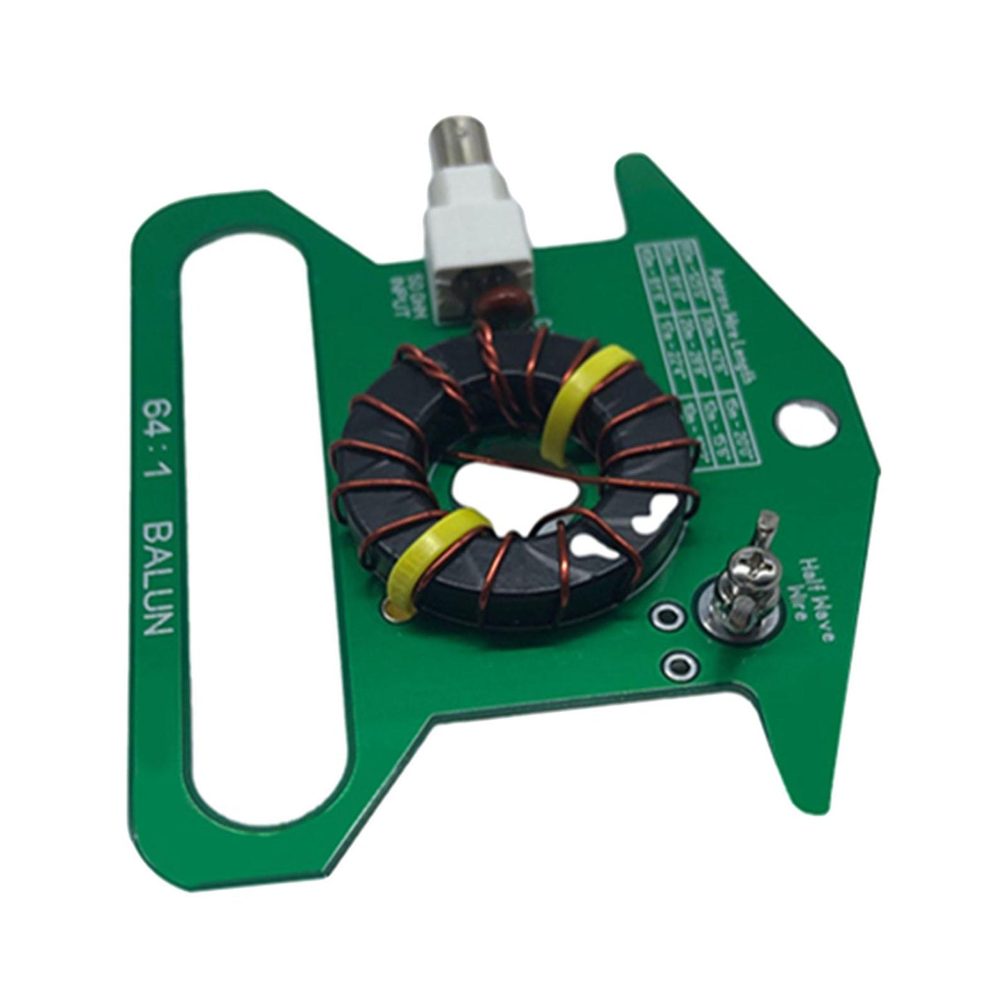 Portable 64:1 Balun 100W End Fed Half Wave Accessories Electronics DIY Kit
