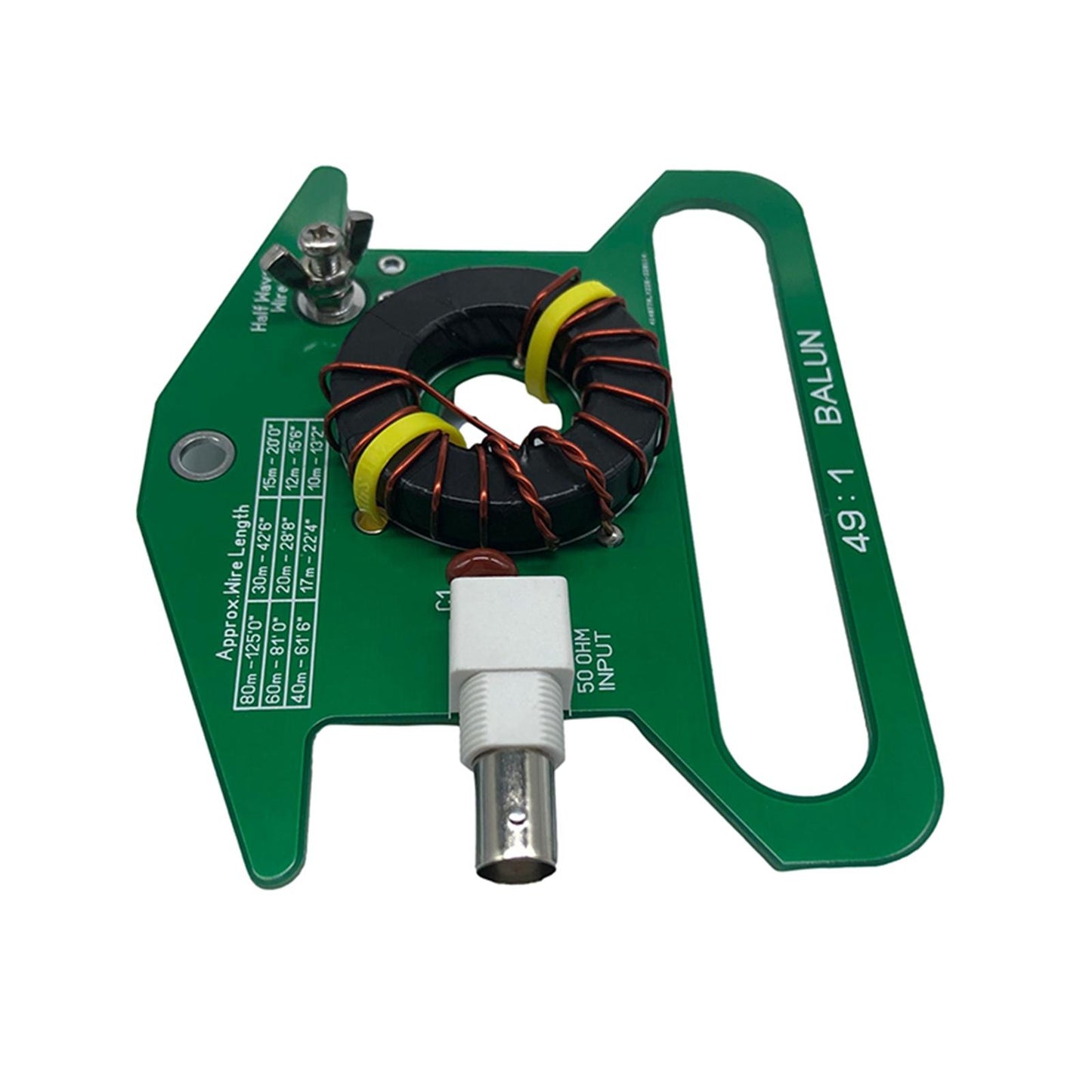 Portable 49:1 Balun 100W End Fed Half Wave Antenna Accessories Finished