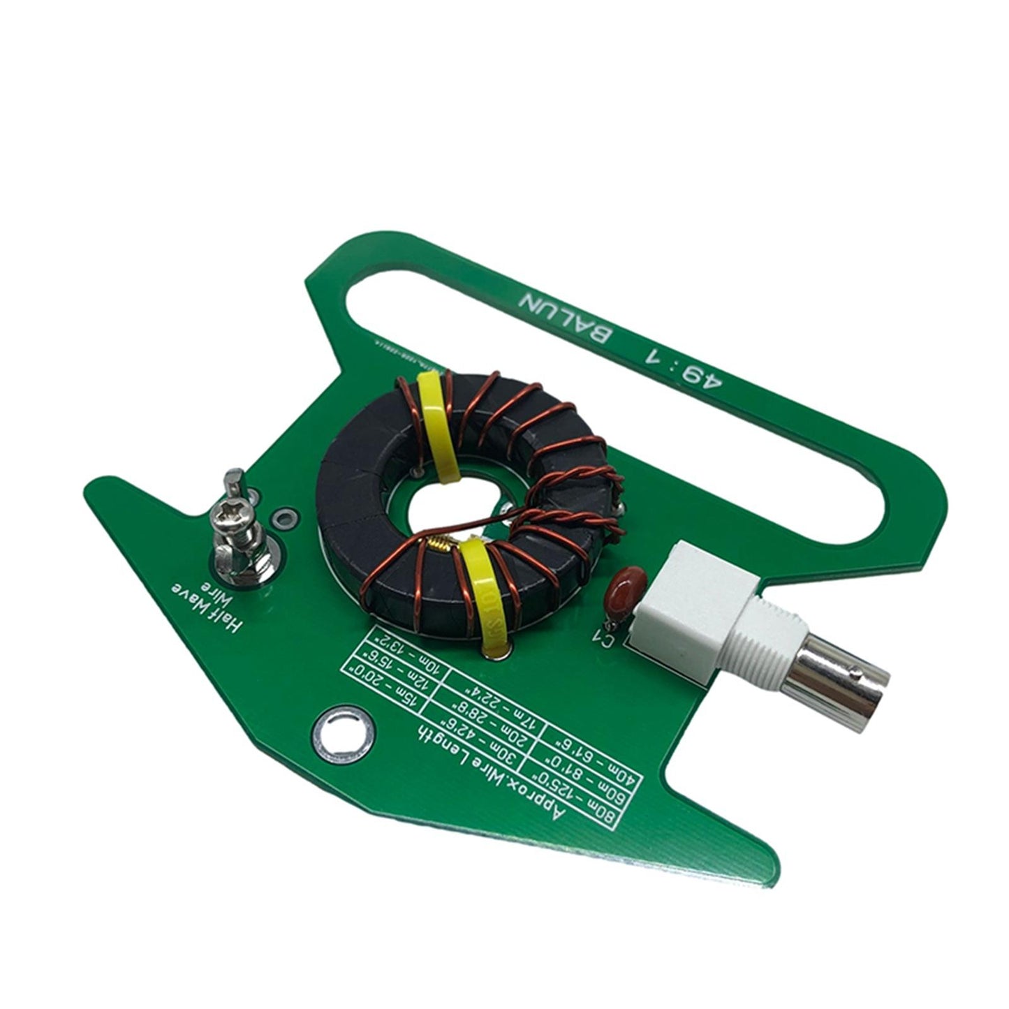 Portable 49:1 Balun 100W End Fed Half Wave Antenna Accessories Finished