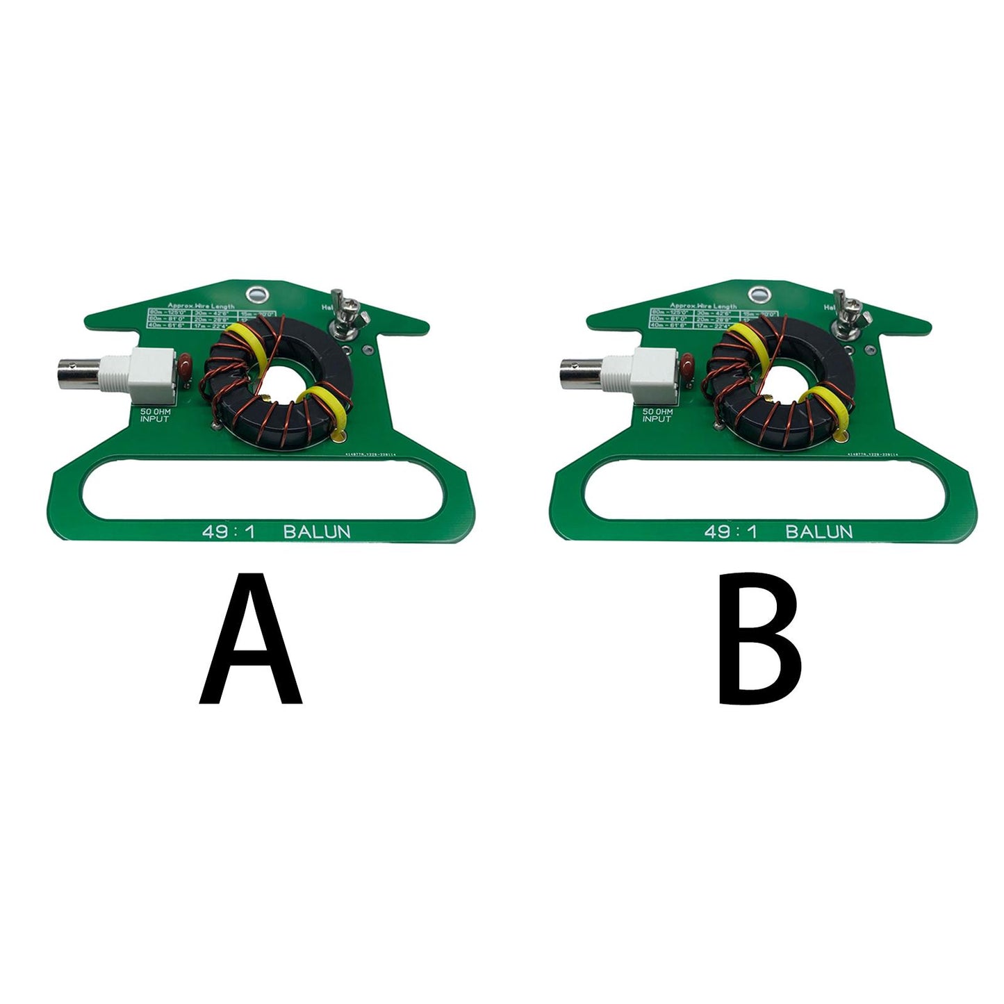 Portable 49:1 Balun 100W End Fed Half Wave Antenna Accessories Finished