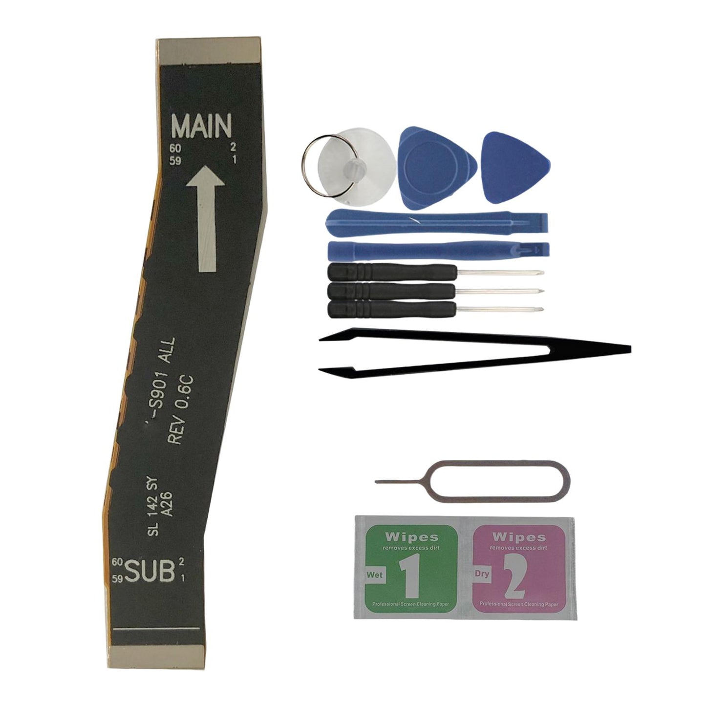 Mainboard Flex Cable Kit with Tools for Samsung Galaxy S22 S901 Premium