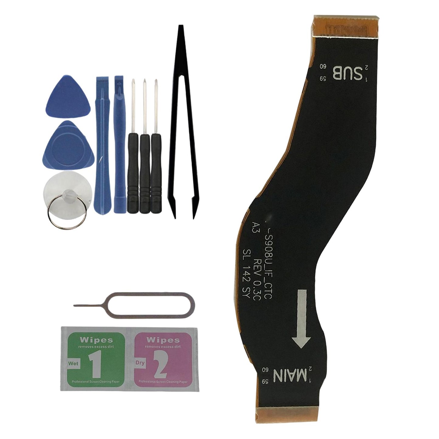 Main Motherboard Flex Connector Repair Kit for Samsung S22 5G S908