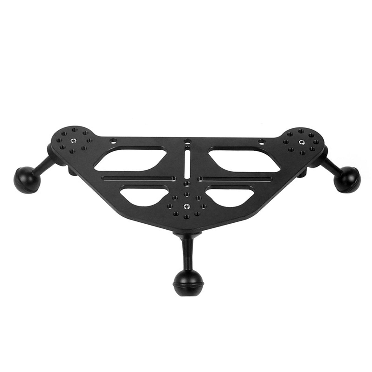 Video Triangle Gimbal Tray Underwater for DSLR Digital cam Tripod Base Black
