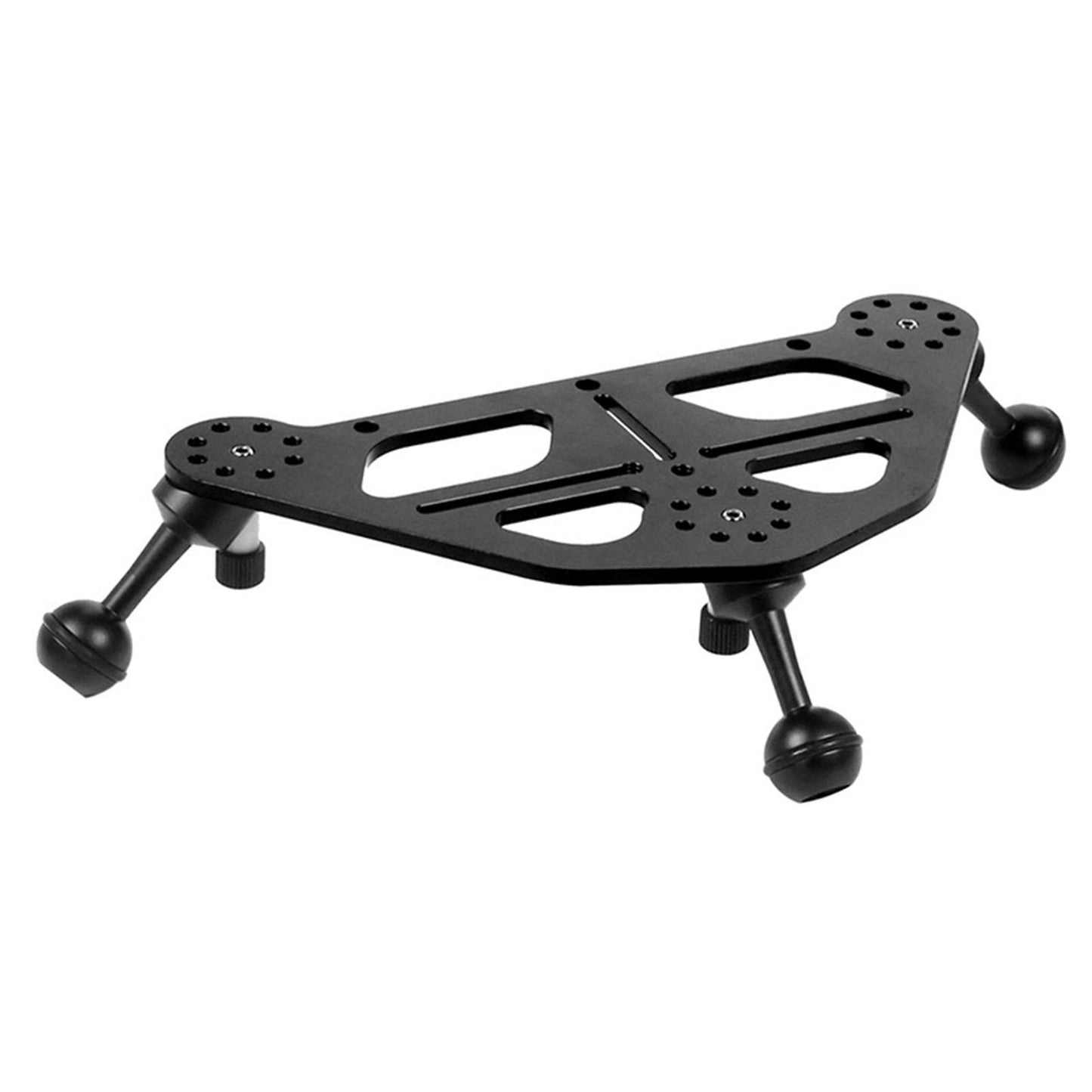 Video Triangle Gimbal Tray Underwater for DSLR Digital cam Tripod Base Black