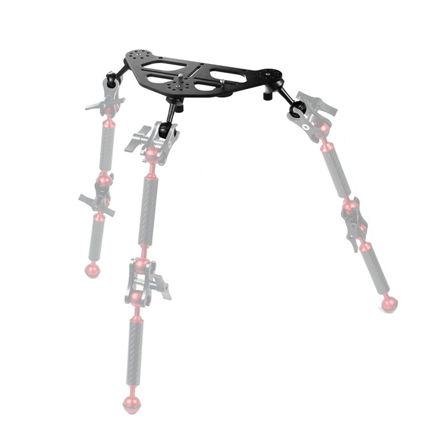 Video Triangle Gimbal Tray Underwater for DSLR Digital cam Tripod Base Black