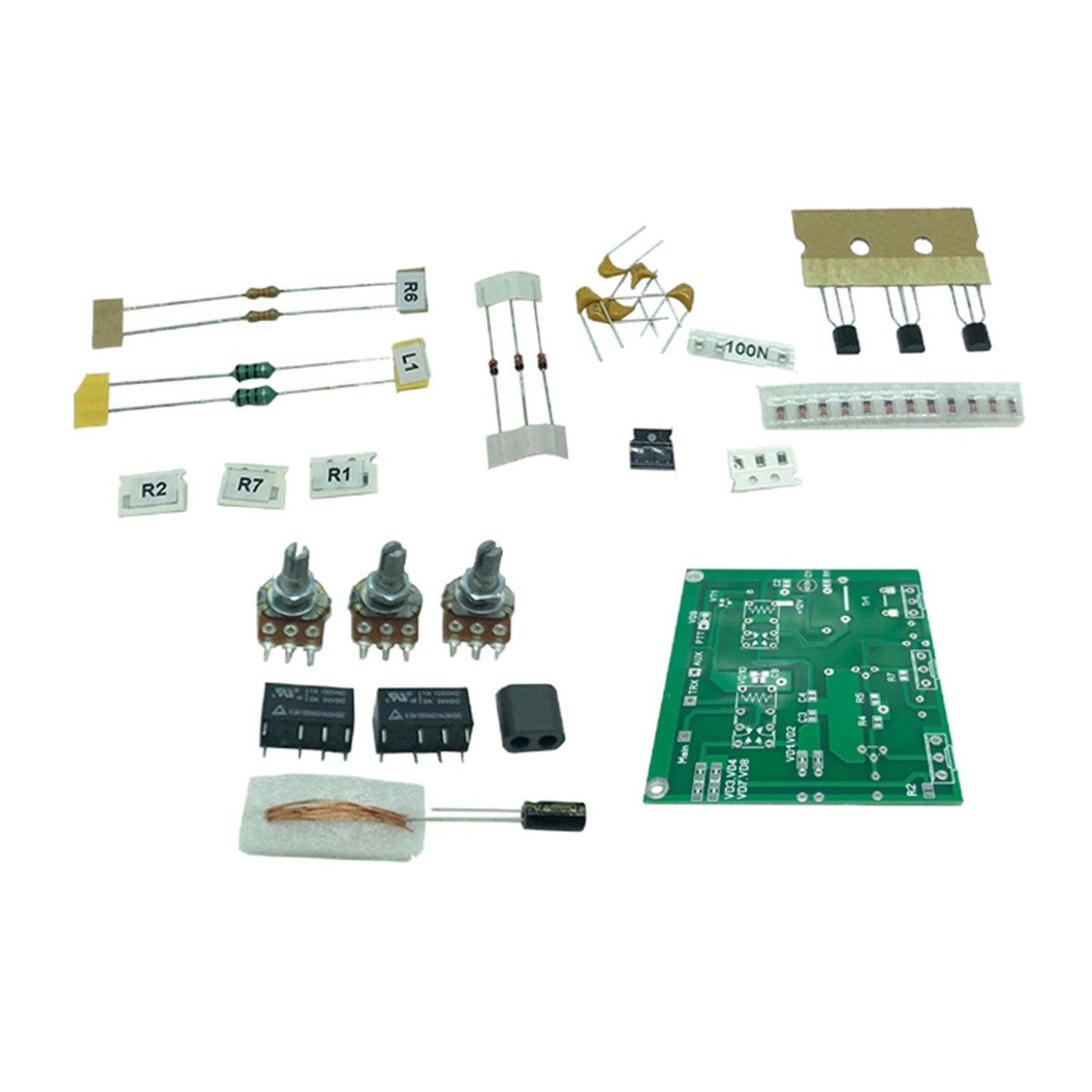 Qrm Eliminator Kits 1-30MHZ HF Bands with Built in PTT Control for Radio DIY