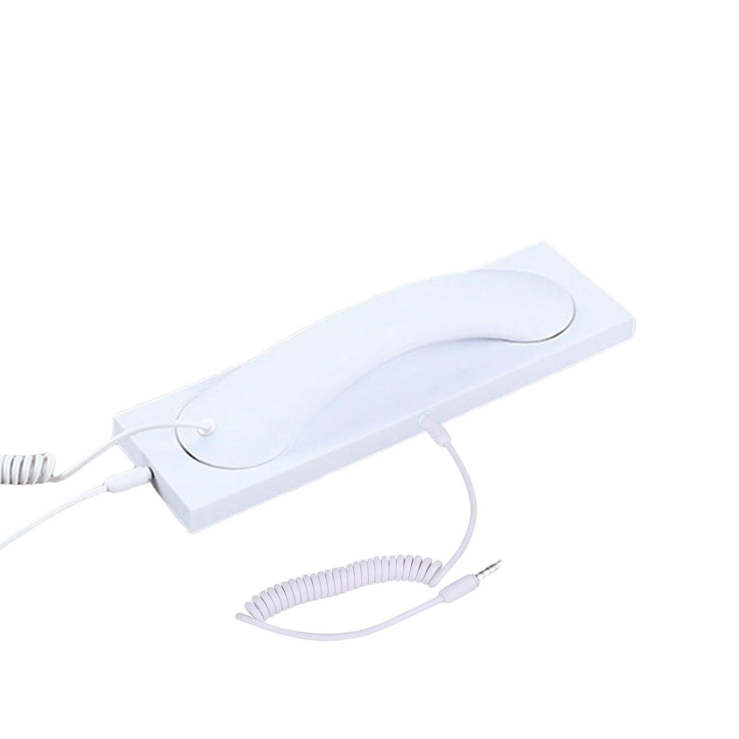 Retro Phone Handset Headset Comfortable Call Fashion for iPhone Smartphones White