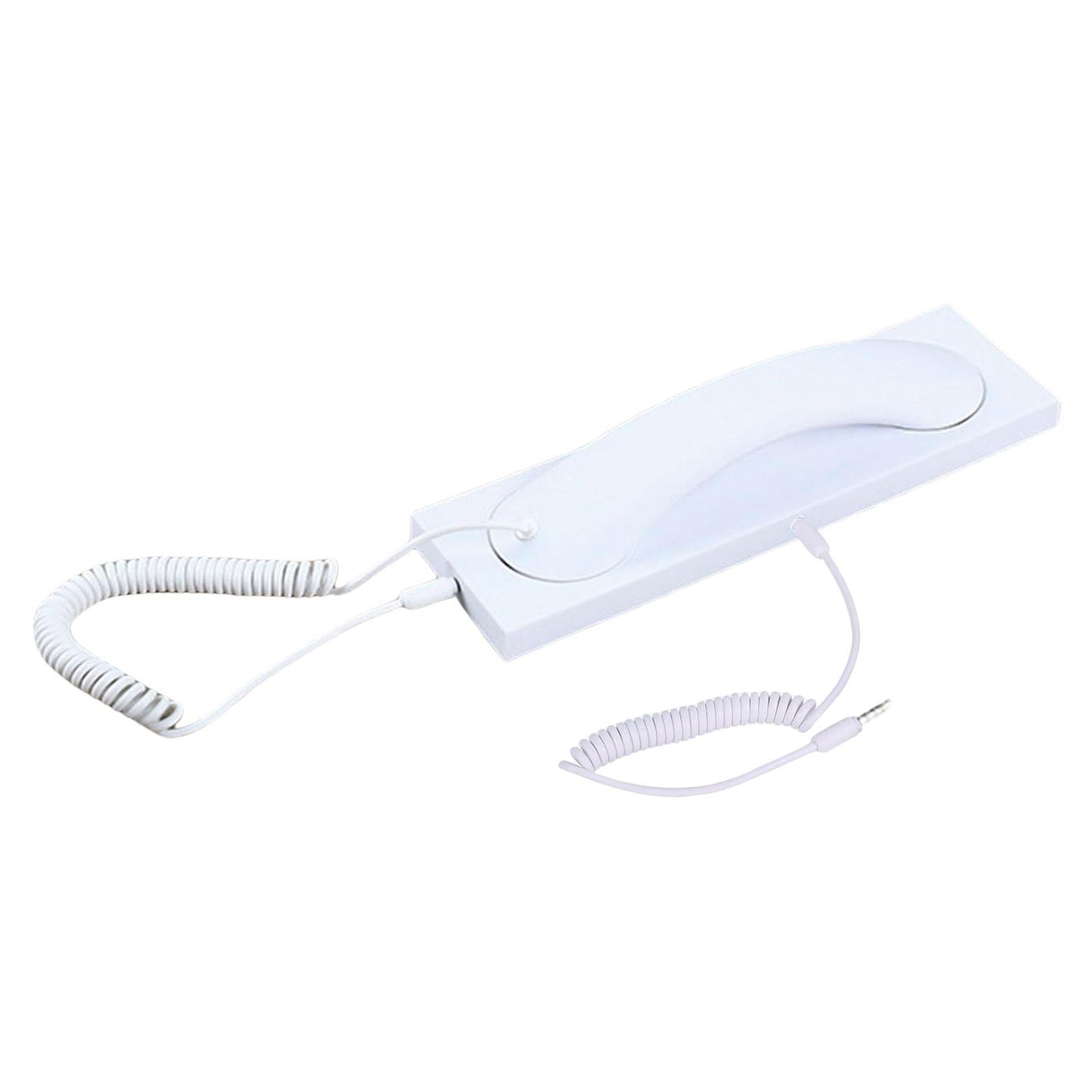 Retro Phone Handset Headset Comfortable Call Fashion for iPhone Smartphones White