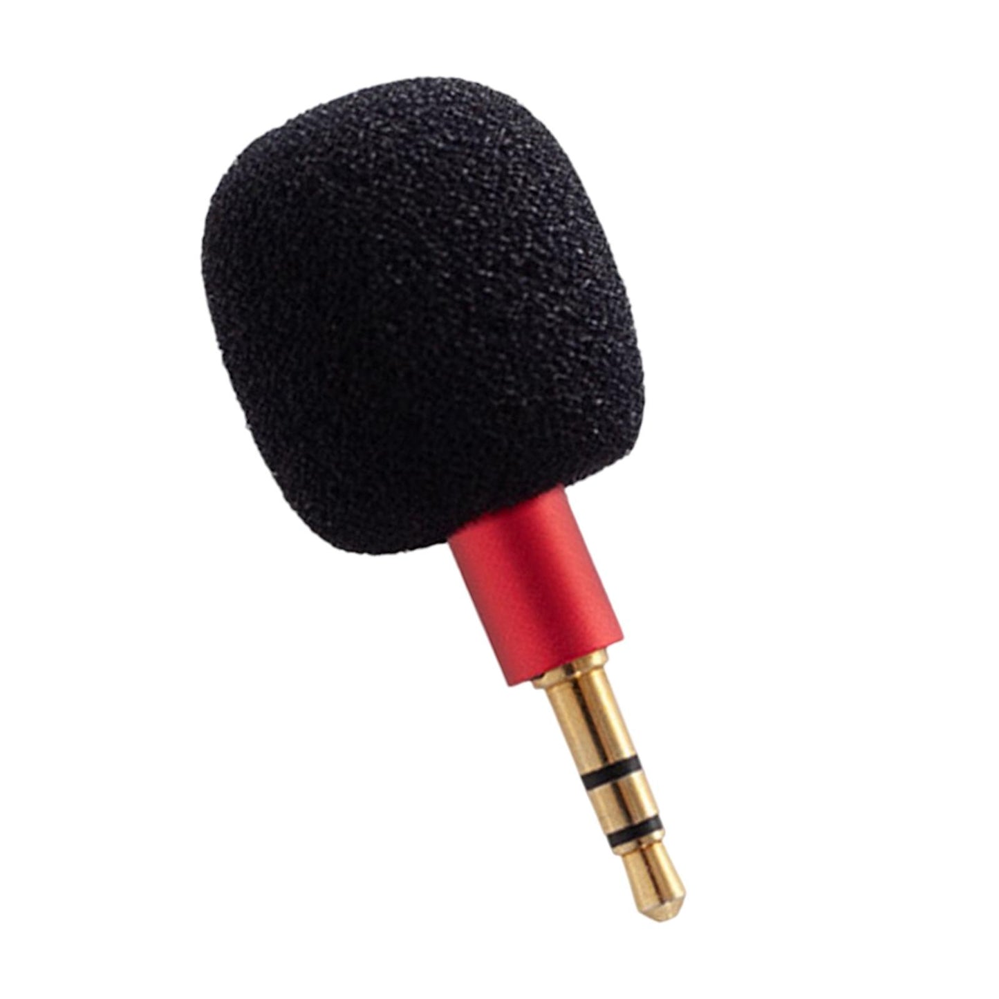 Mini Condenser Microphone Anti Interference for Cell Phone Red Three Level