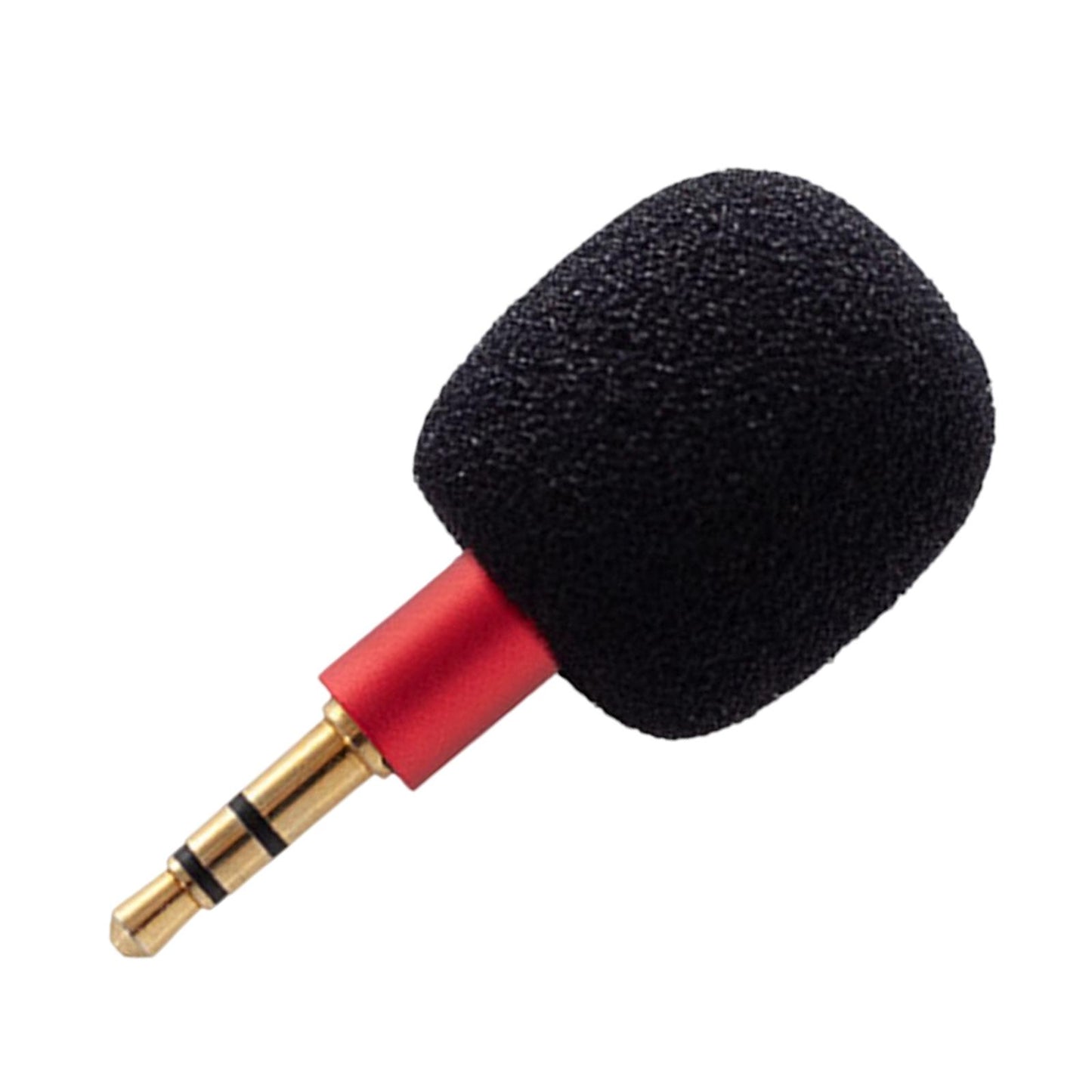 Mini Condenser Microphone Anti Interference for Cell Phone Red Three Level