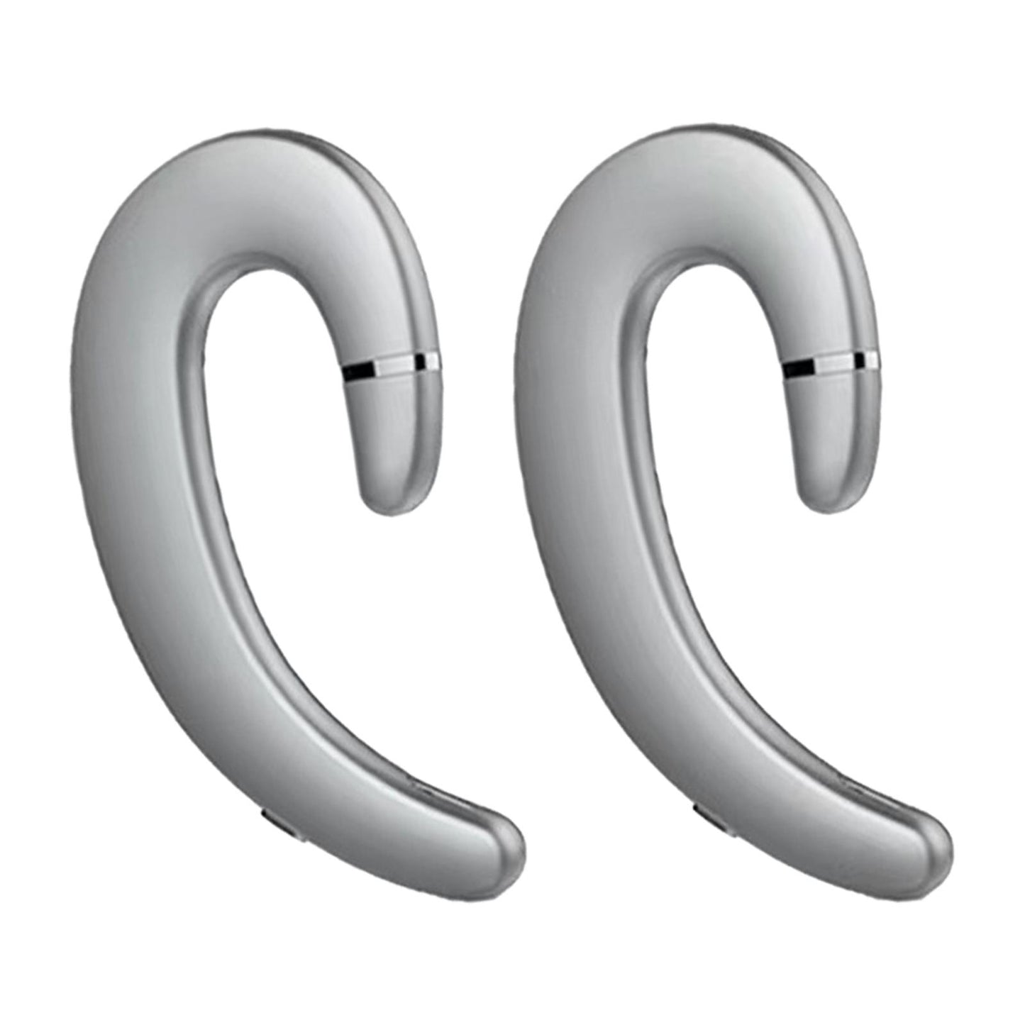 Bluetooth 5.0 Headphone HD Calling Built in Mic for Driving Business Silver