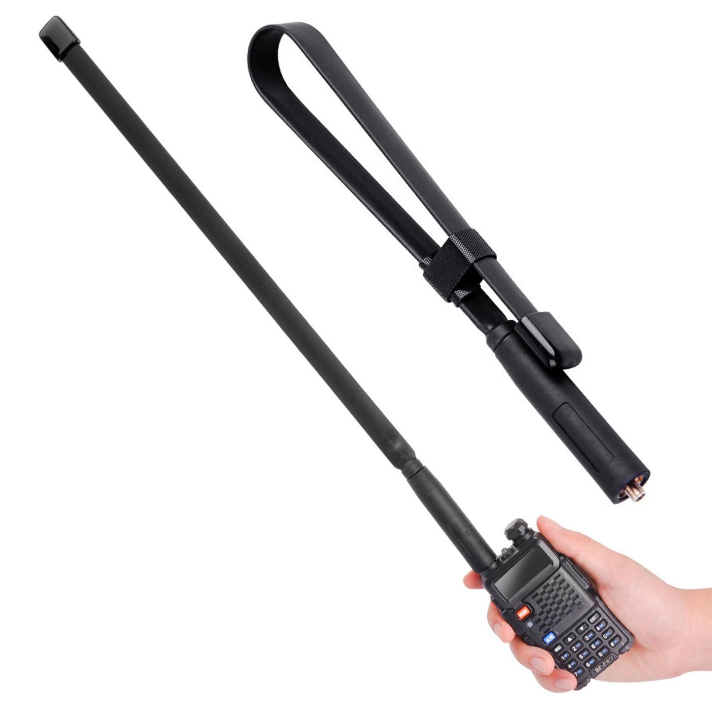 Foldable Walkie Talkie Antenna Dual Band VHF/UHF for BaoFeng UV-82 UV-5R