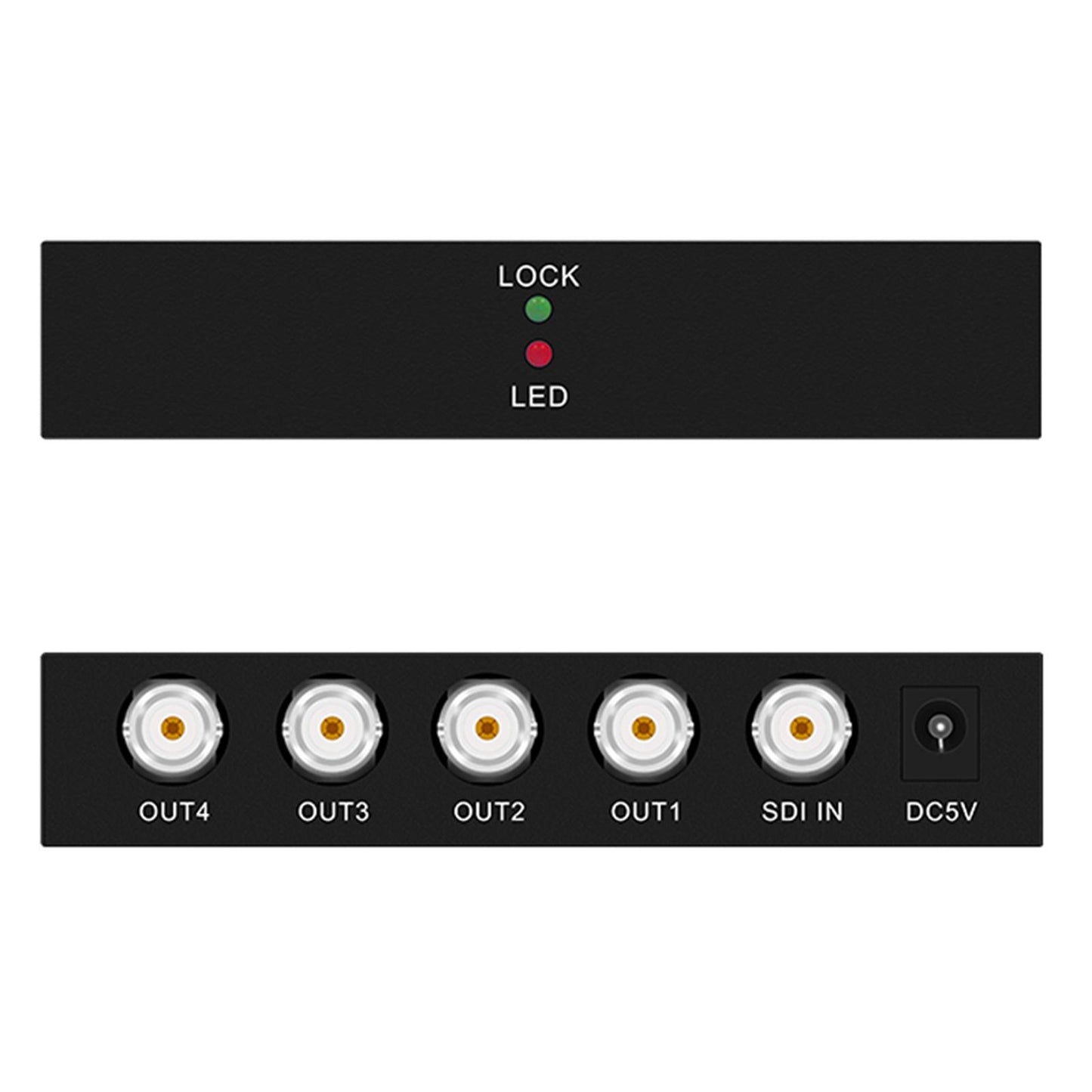 SDI Splitter 1 Input and 4 Outputs SD/HD/3G-Sdi 1080P 1x4 for Projector TV