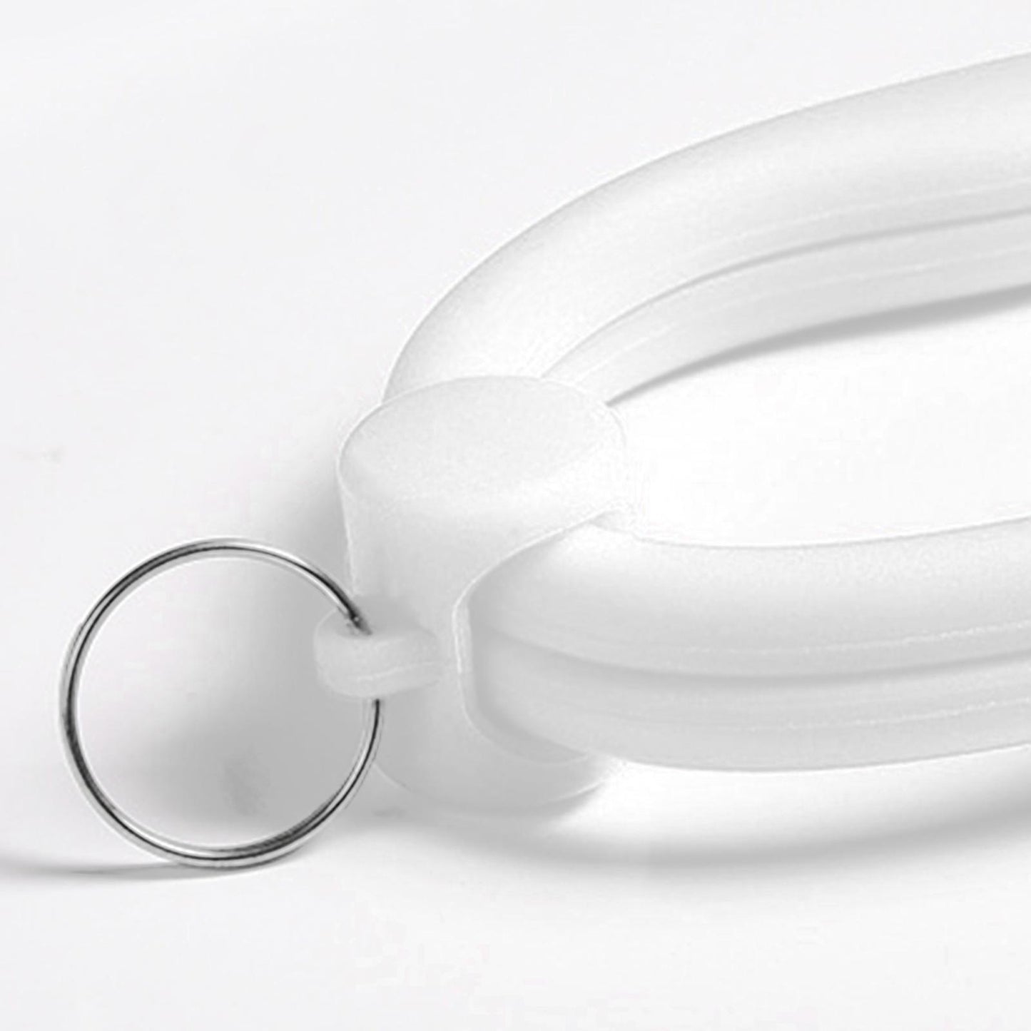 Silicone Ear Hooks Anti Drop Anti Slip for Bluetooth Earbuds Accessories Bright White