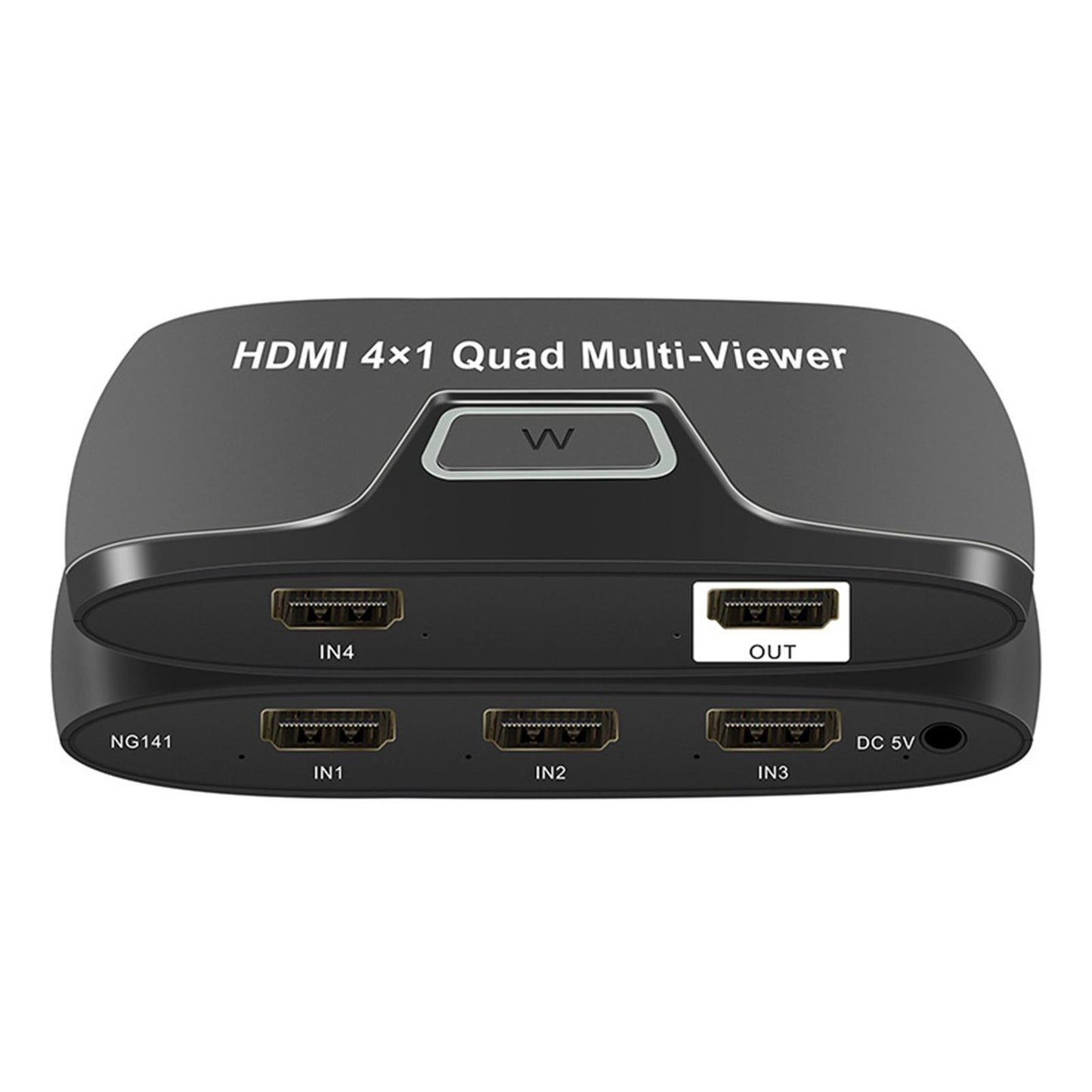 4x1 Audio Extractor Real Time Seamless HDMI Switcher Multiviewer for PC HDTV