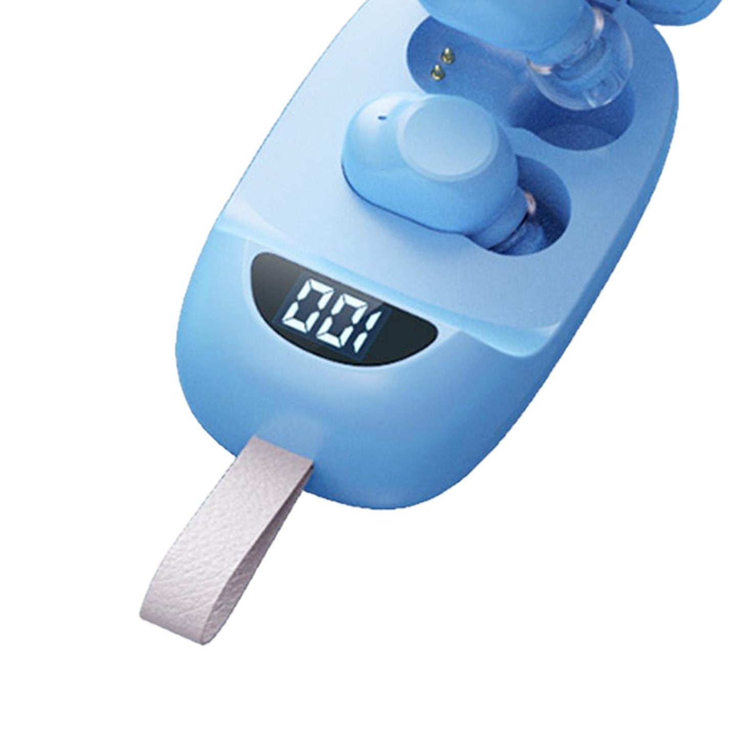 Wireless Earbuds V5.1 in Ear Noise Canceling with Charging Case Blue