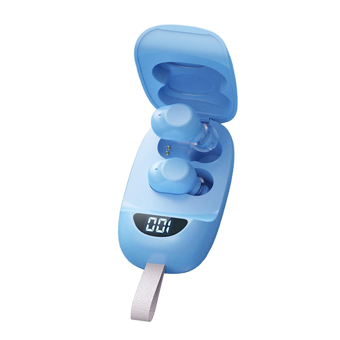 Wireless Earbuds V5.1 in Ear Noise Canceling with Charging Case Blue