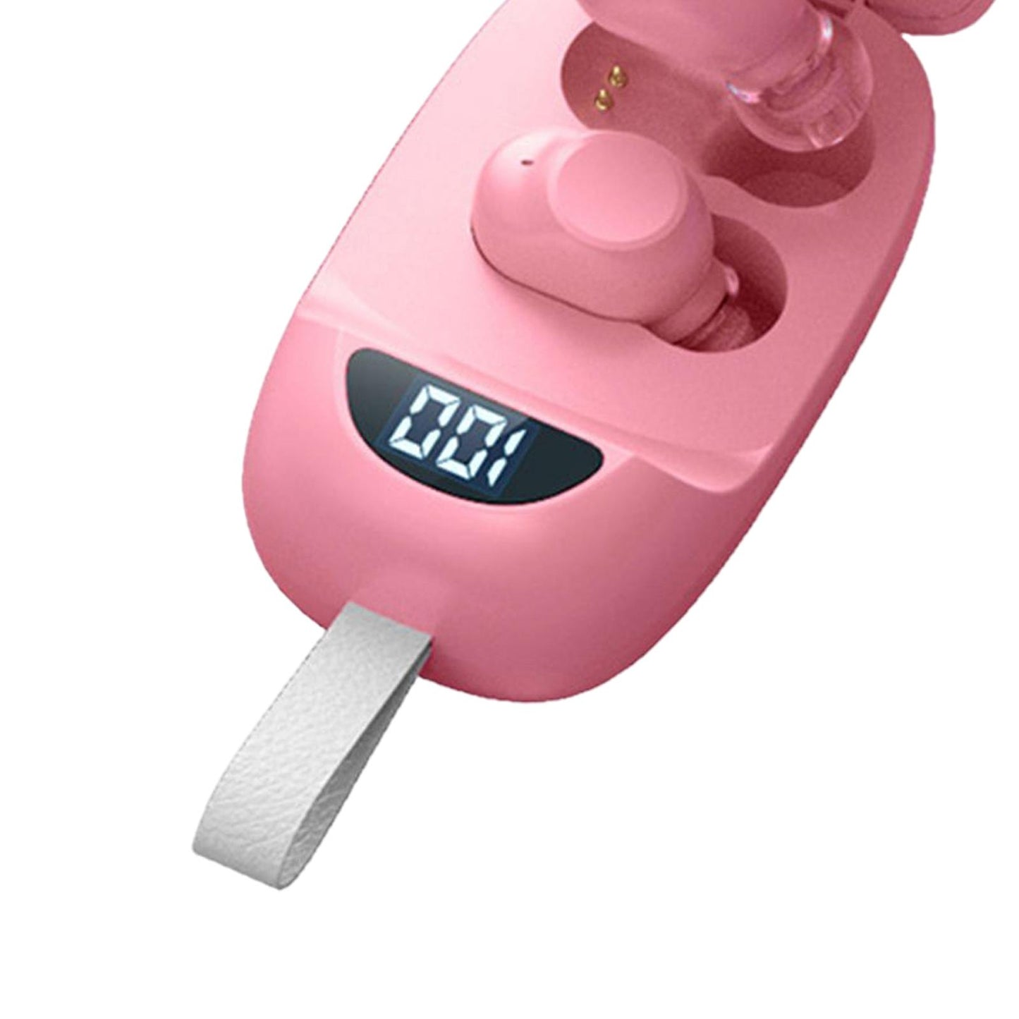 Wireless Earbuds V5.1 in Ear Noise Canceling with Charging Case Pink