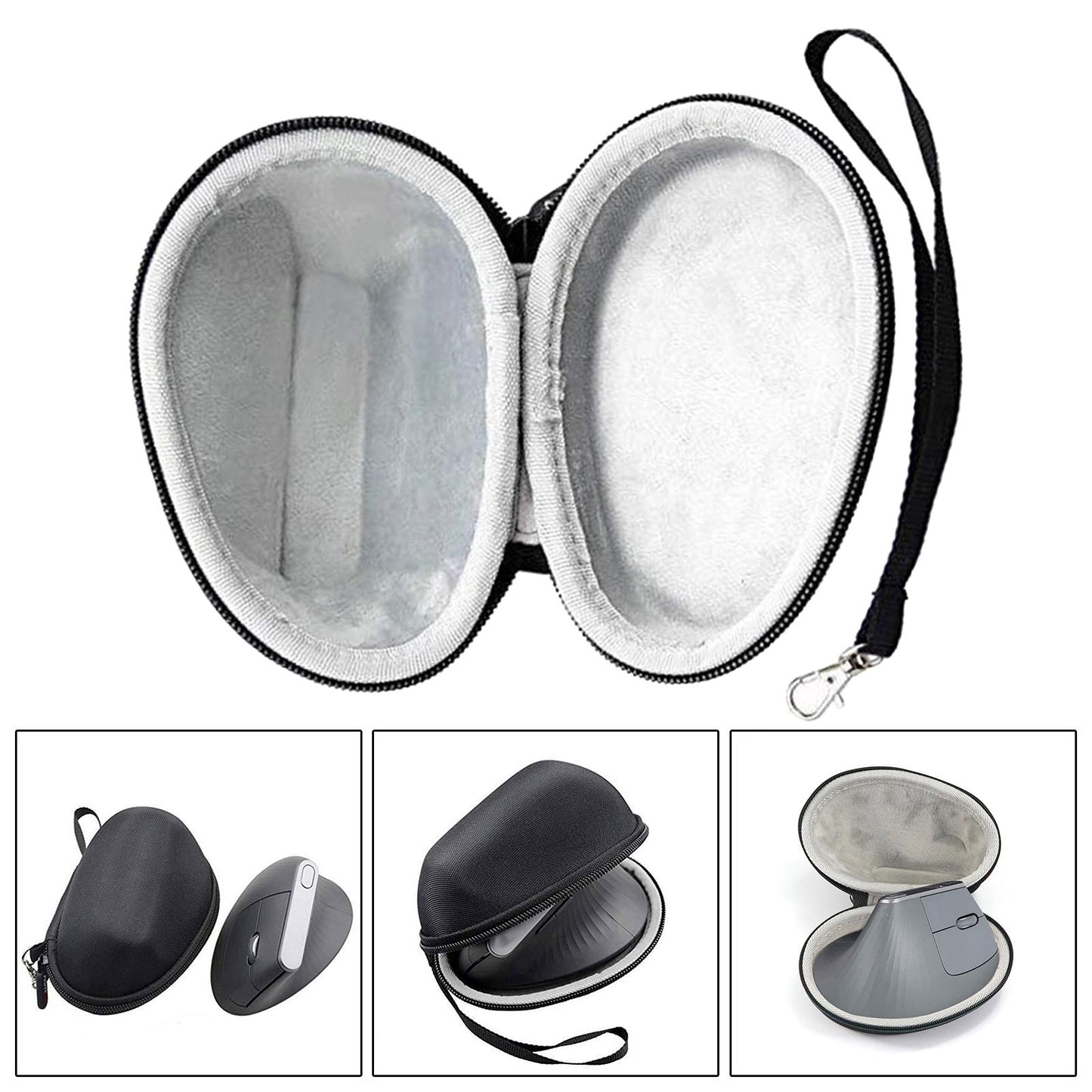 Hard Travel Case EVA for Logitech Ergonomic Mouse for MX Vertical