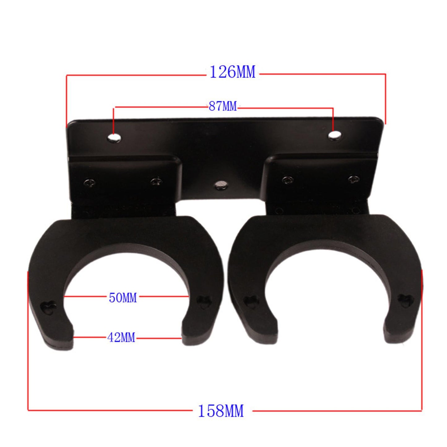 Wall Mounted Microphone Hook Holder Clamp Hanger Brackets Rack for KTV