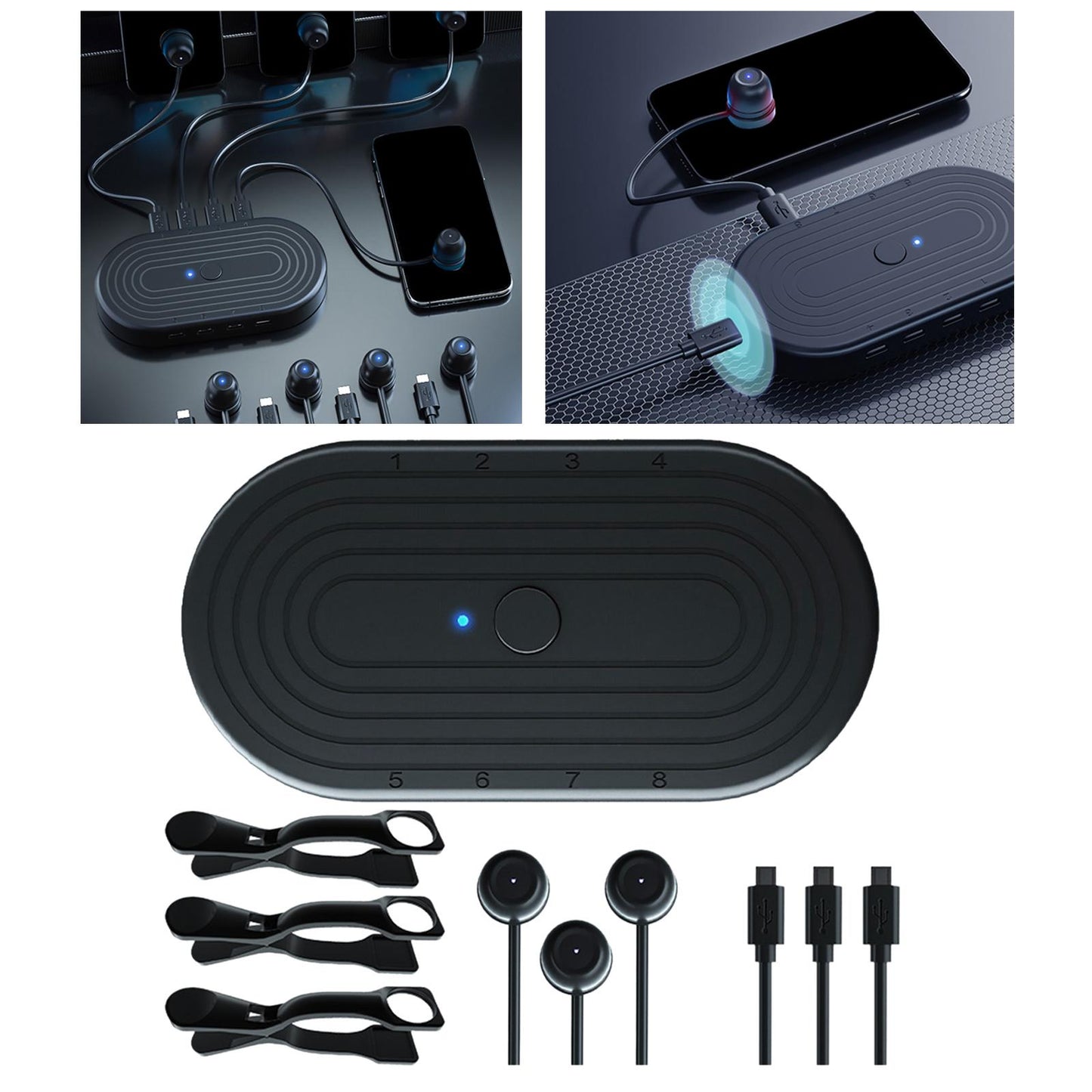 Touch Screen Auto Clicker 8 in 1 for Games Live Broadcast 1 Device 3 Clicker