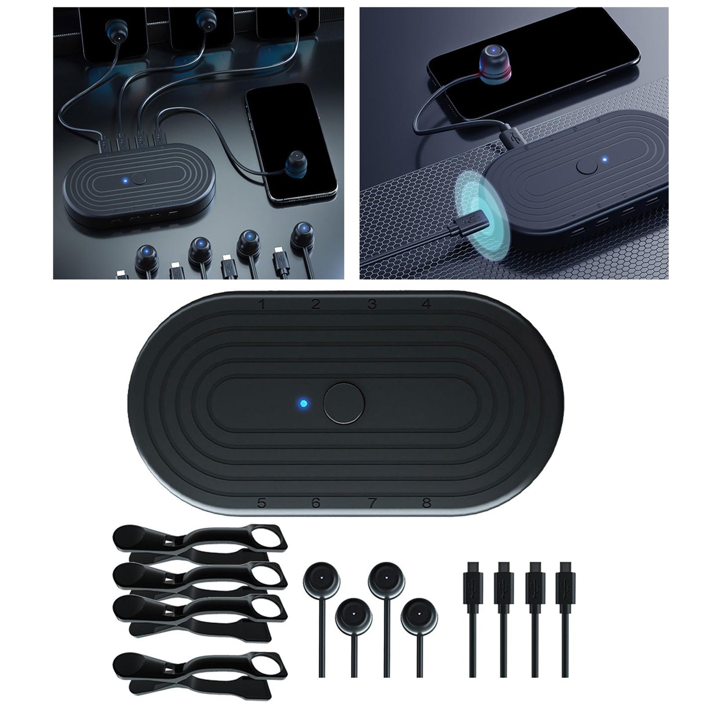 Touch Screen Auto Clicker 8 in 1 for Games Live Broadcast 1 Device 4 Clicker