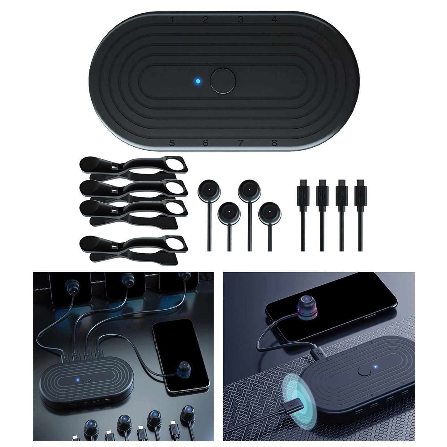 Touch Screen Auto Clicker 8 in 1 for Games Live Broadcast 1 Device 4 Clicker