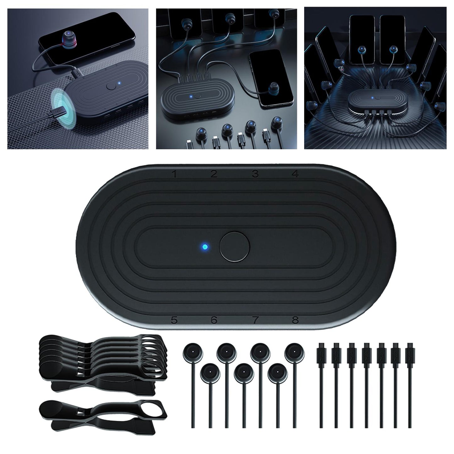 Touch Screen Auto Clicker 8 in 1 for Games Live Broadcast 1 Device 7 Clicker