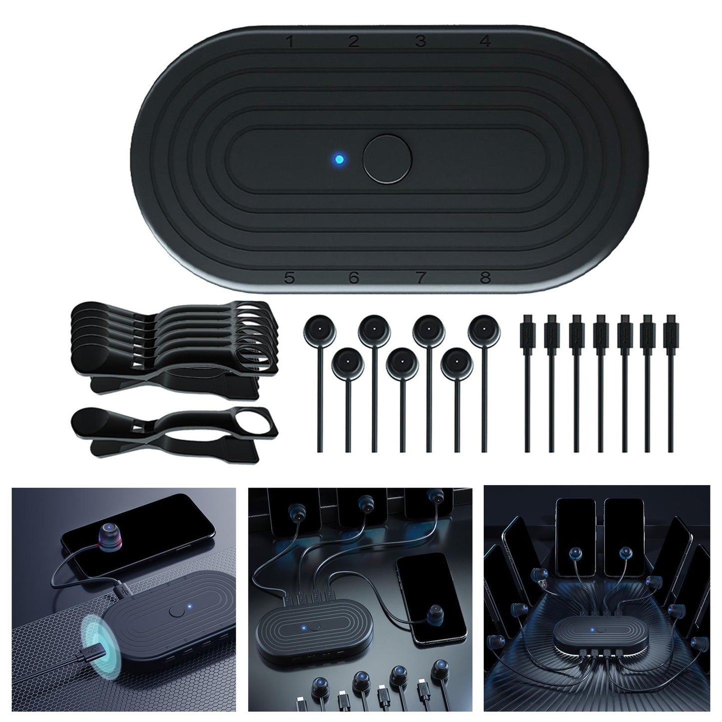 Touch Screen Auto Clicker 8 in 1 for Games Live Broadcast 1 Device 7 Clicker