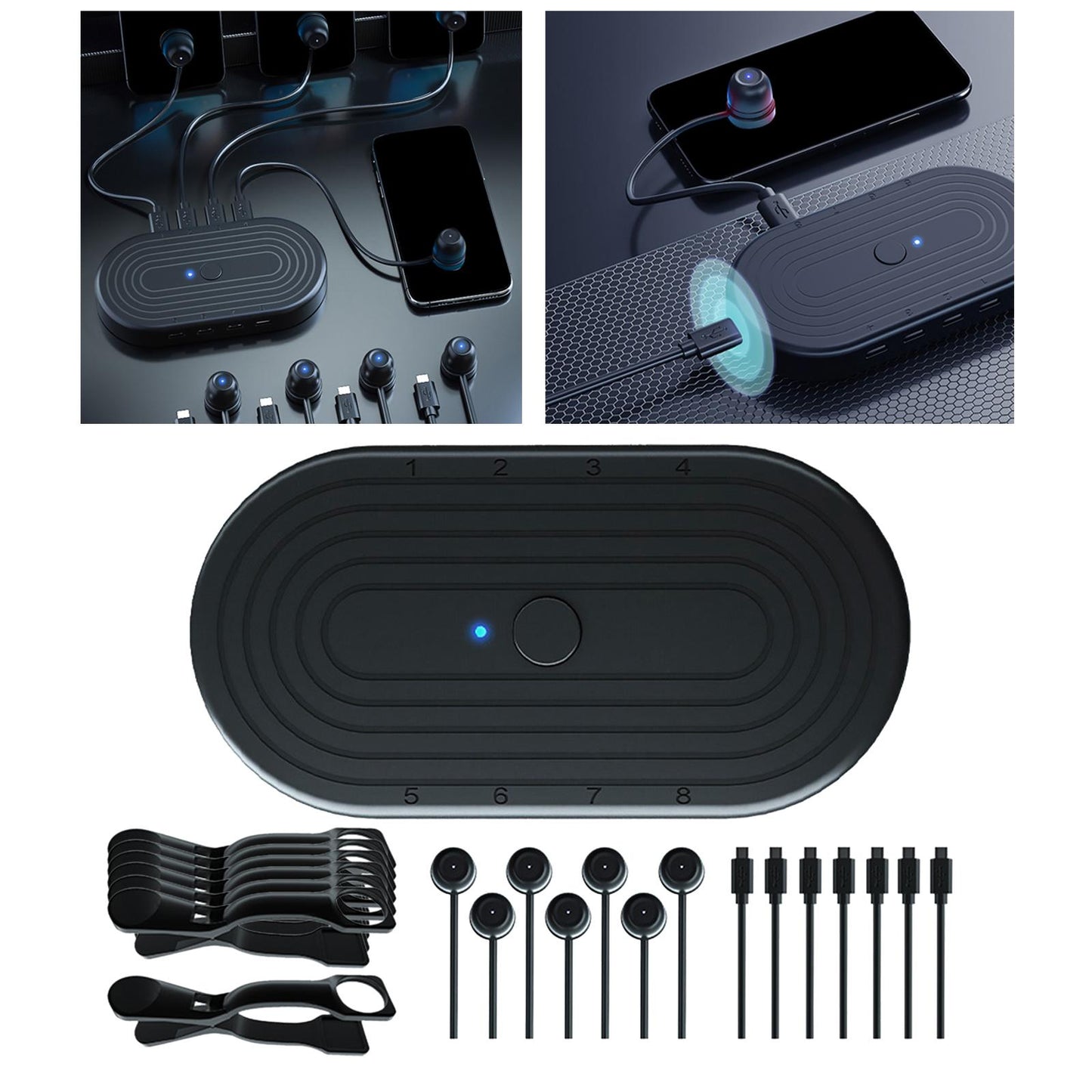 Touch Screen Auto Clicker 8 in 1 for Games Live Broadcast 1 Device 7 Clicker