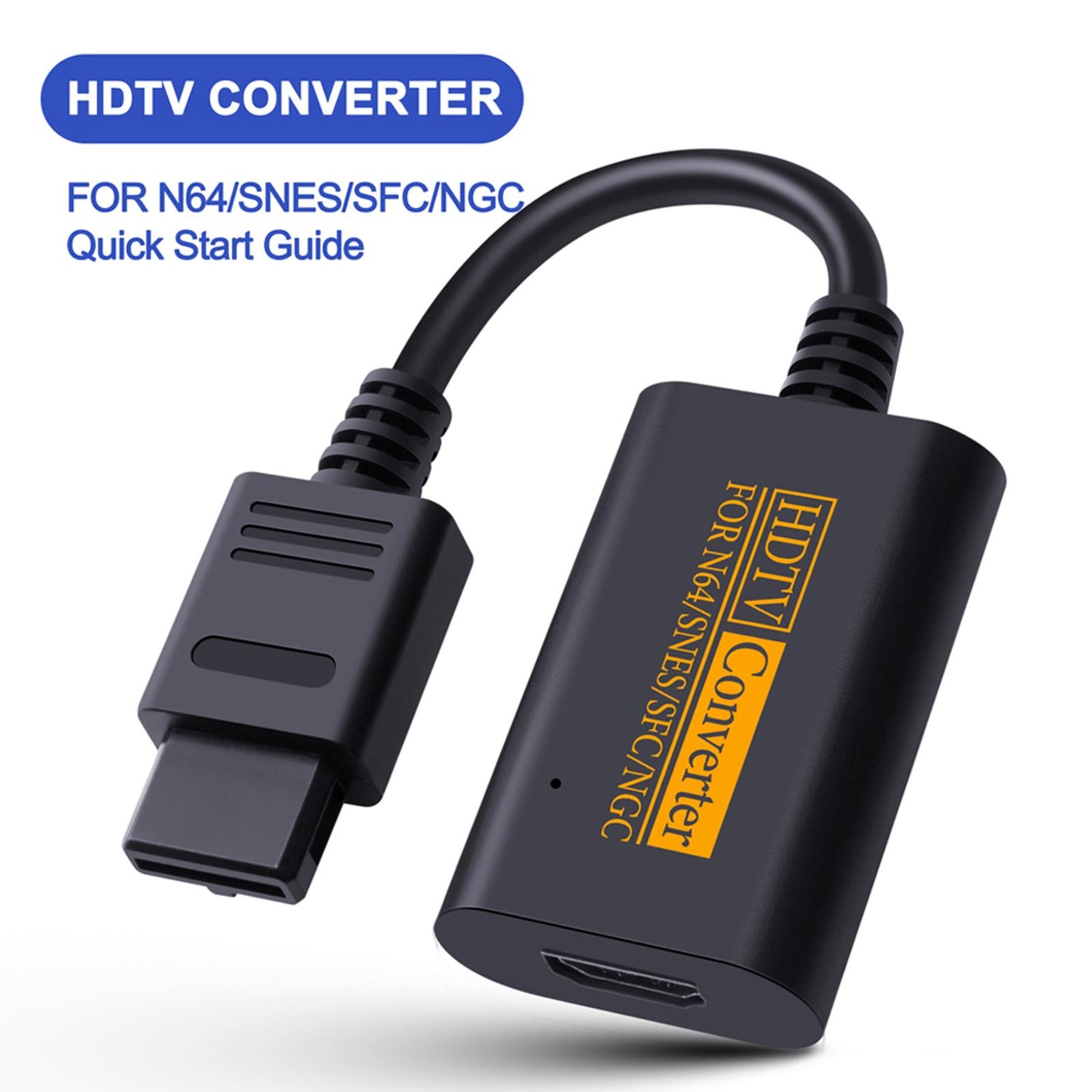 N64 to HDMI Converter Output to 1080P No Need Power Supply for N64 Premium