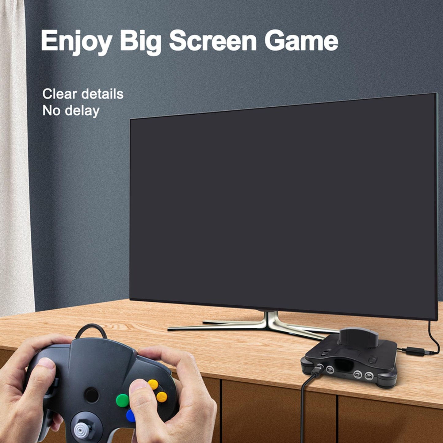 N64 to HDMI Converter Output to 1080P No Need Power Supply for N64 Premium